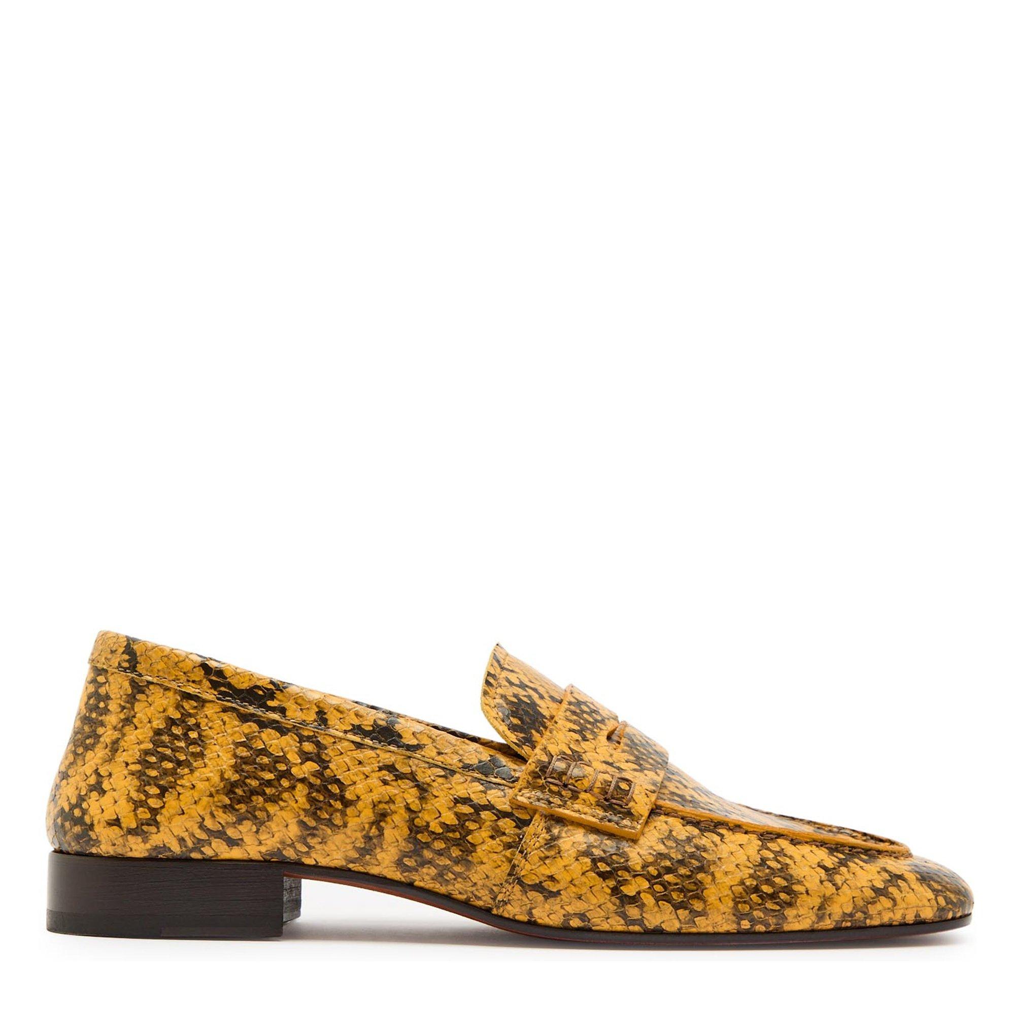 YELLOW - Dries Van Noten - SOFT LOAFER WITH SLIGHTLY WORN