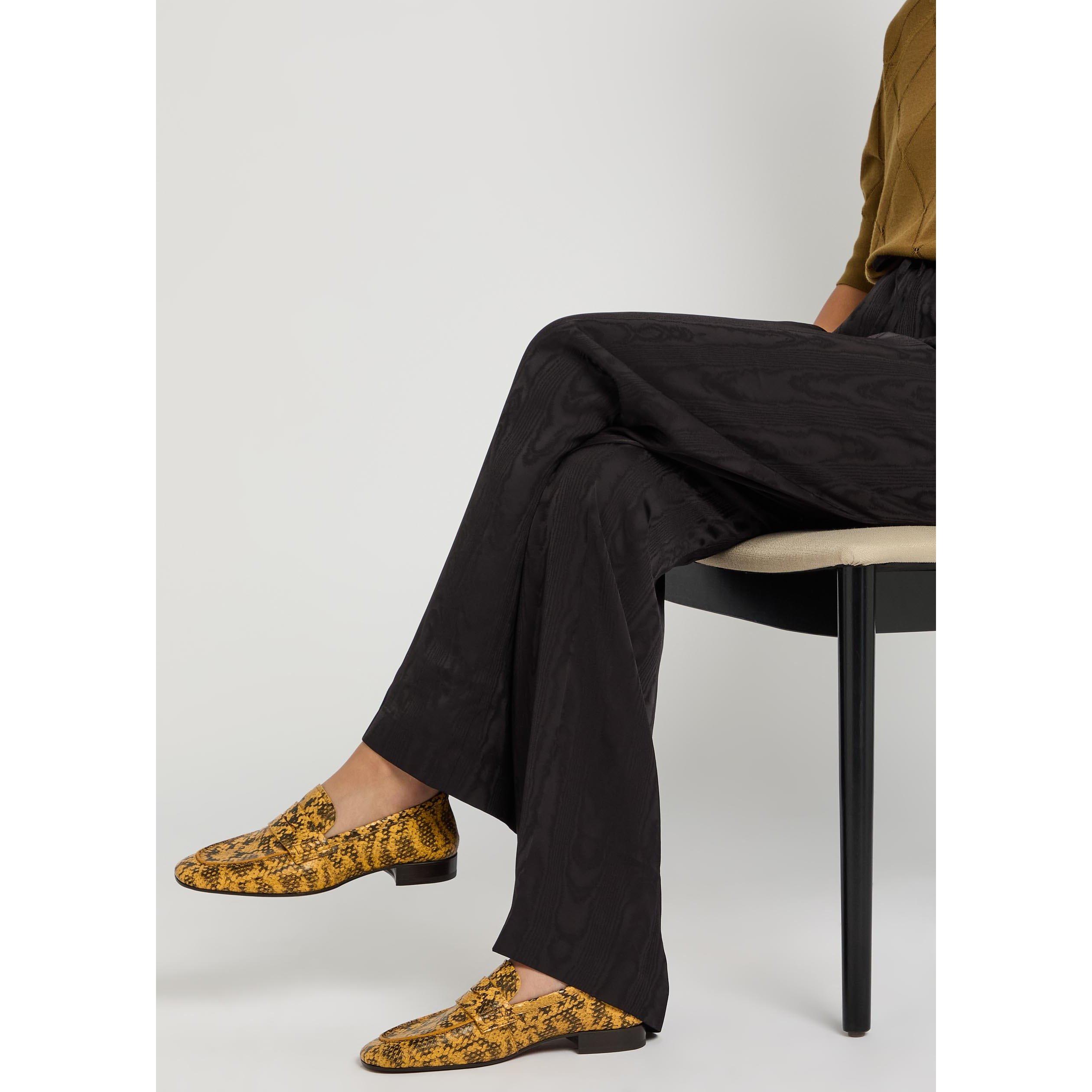 YELLOW - Dries Van Noten - SOFT LOAFER WITH SLIGHTLY WORN - 3