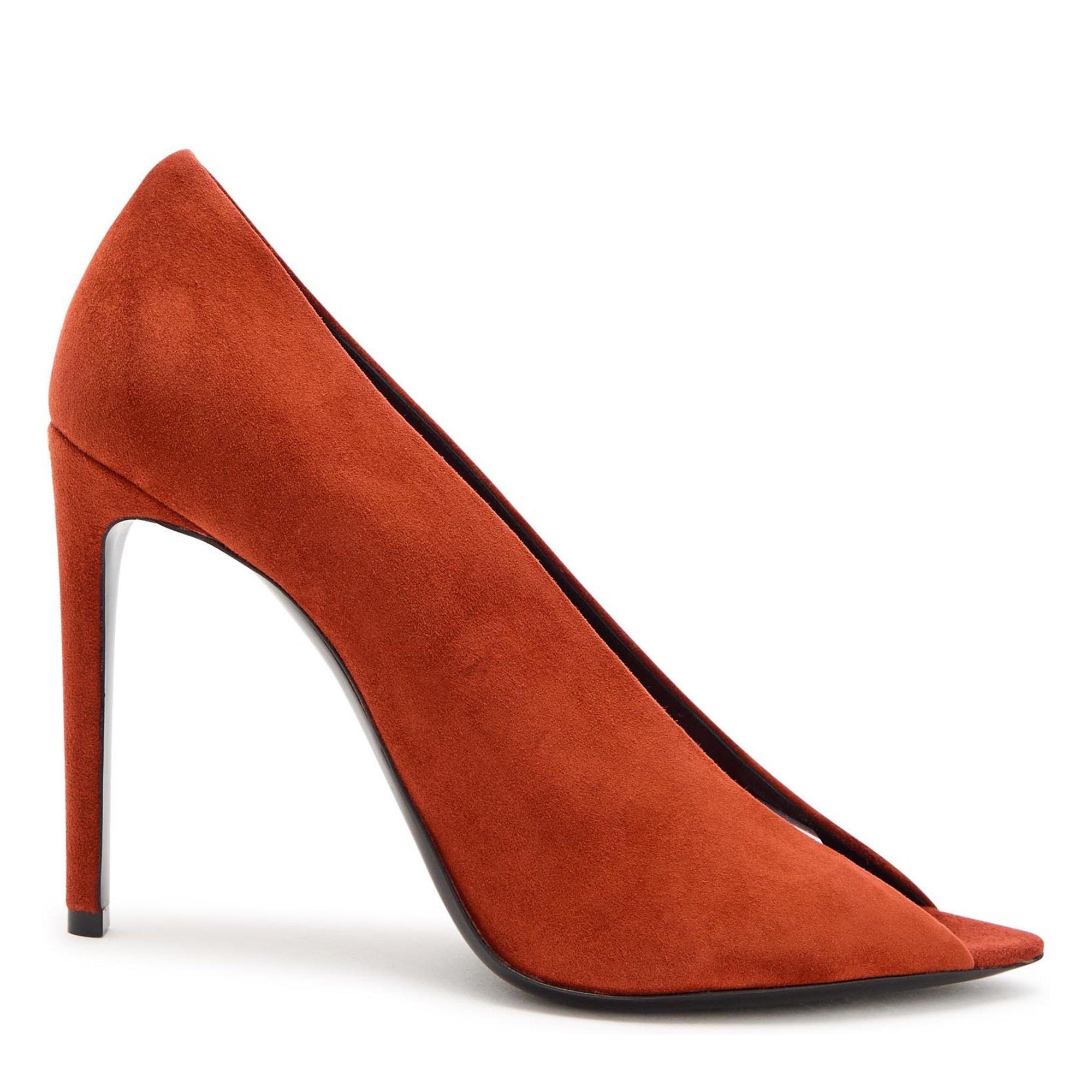 ORANGE - Valentino - R¿¿v¿¿l¿¿ Suede Pumps 105 - 1