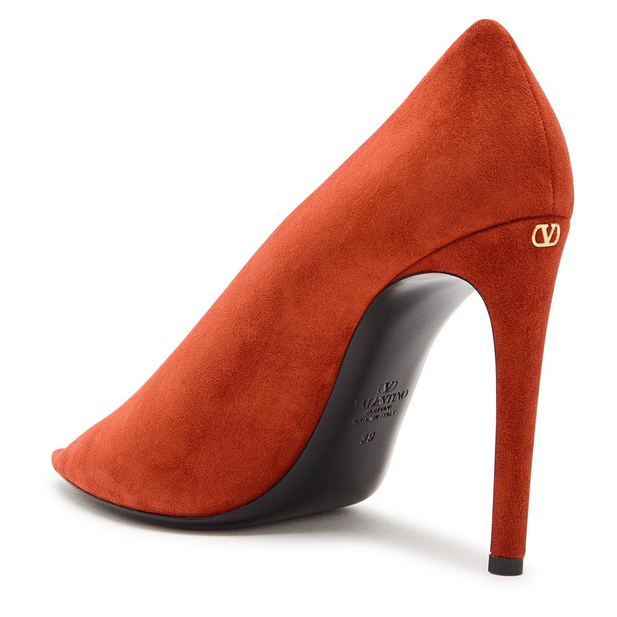 ORANGE - Valentino - R¿¿v¿¿l¿¿ Suede Pumps 105 - 2