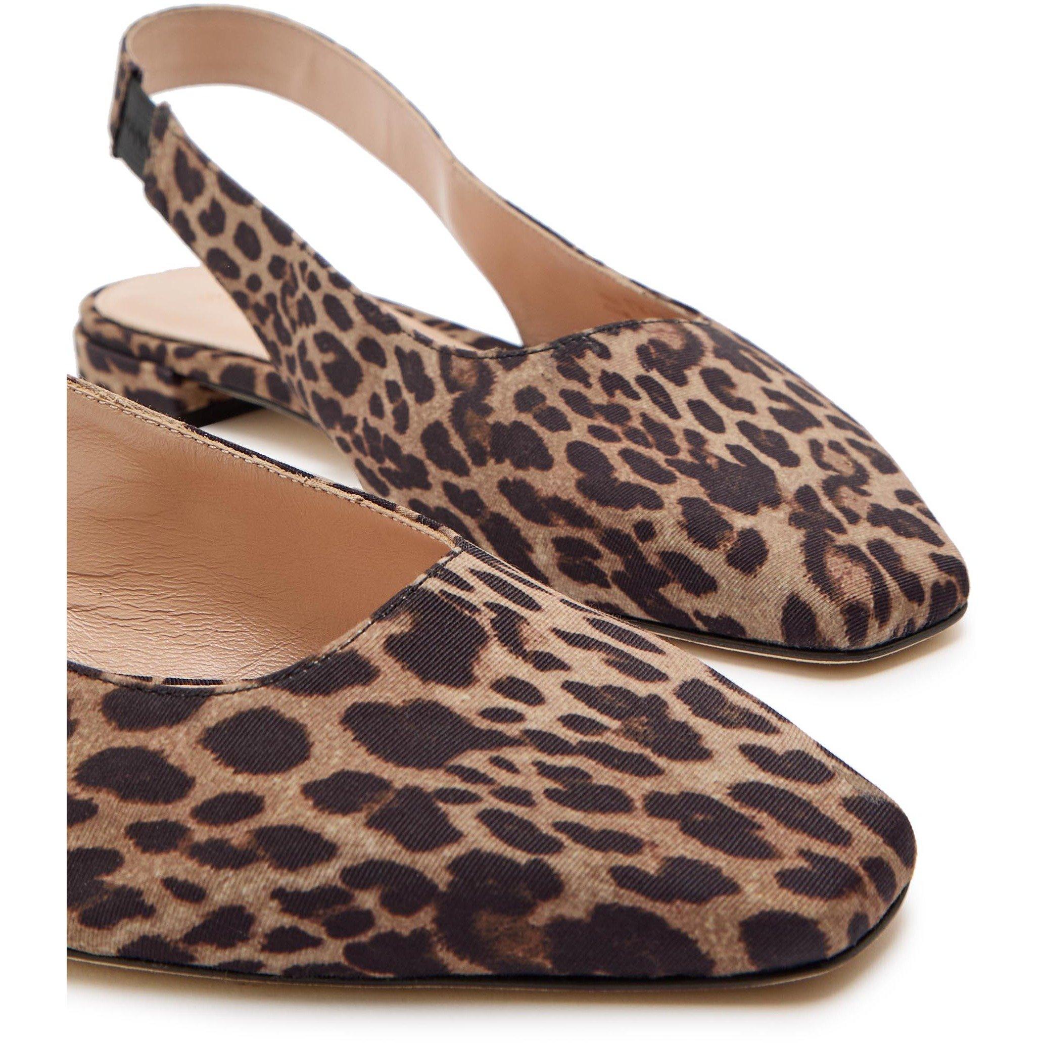 BROWN OTHER - Stuart Weitzman - Women's Stassi Leopard Print Slingbacks - 4