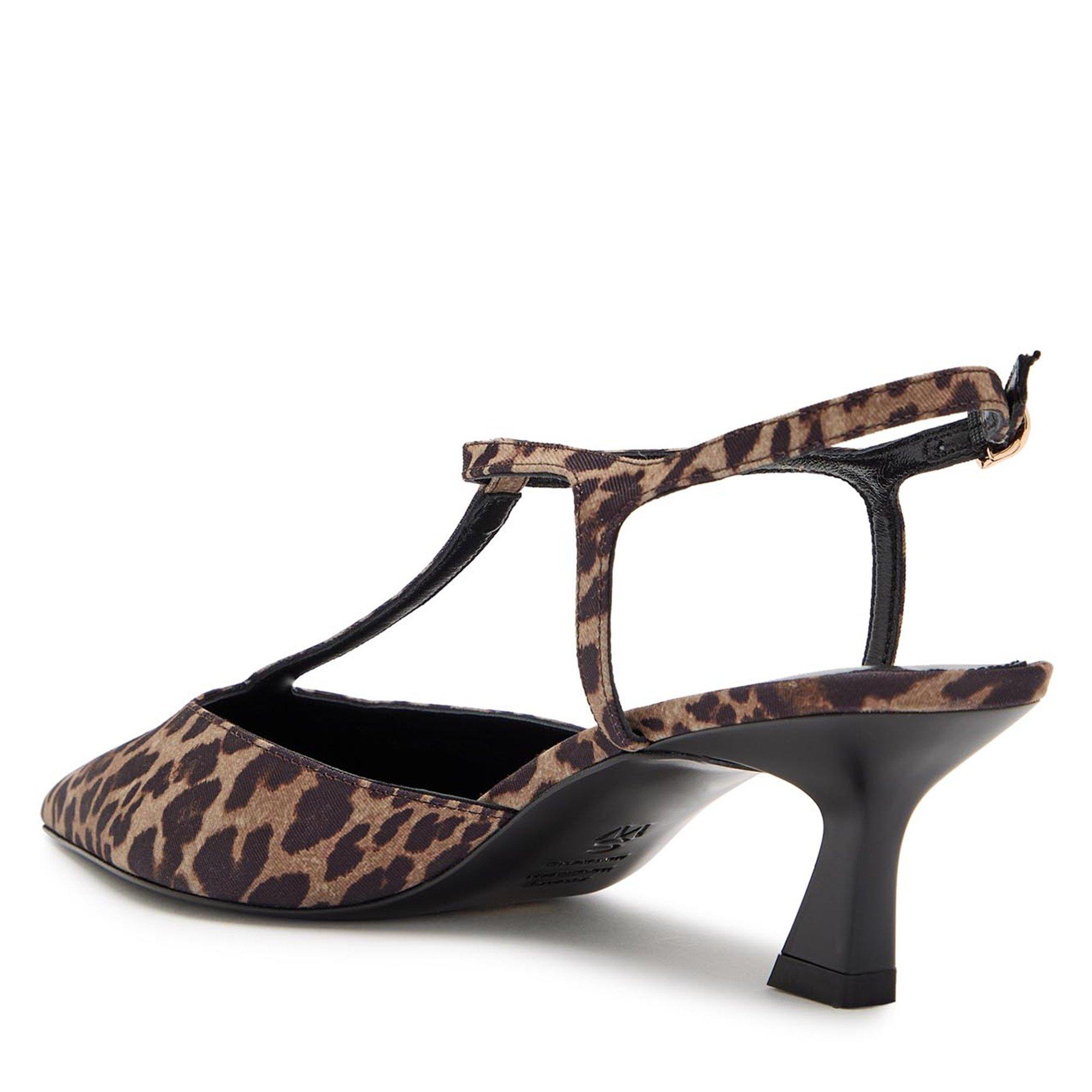 BROWN OTHER - Stuart Weitzman - Women's Vinnie T-Strap Kitten Heel Pumps - 2