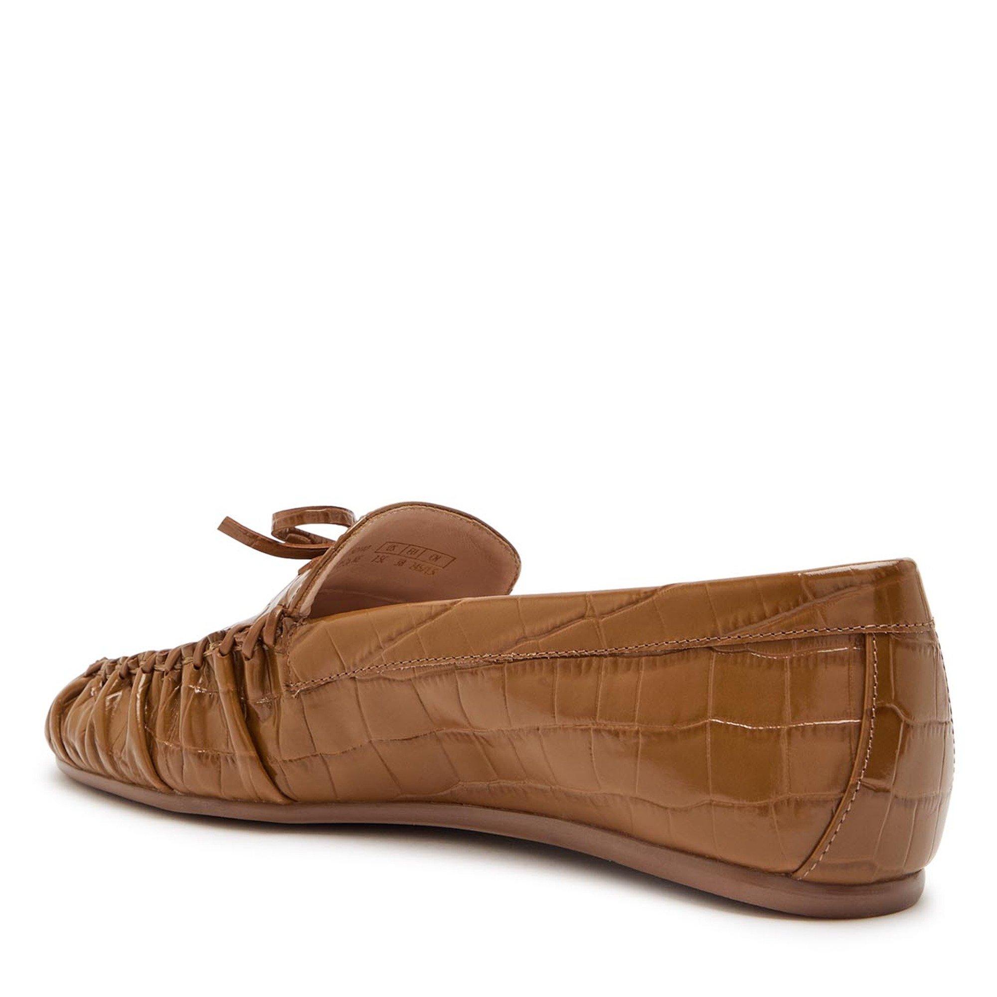 BROWN - Stuart Weitzman - Women's Britt Bow Loafers - 2