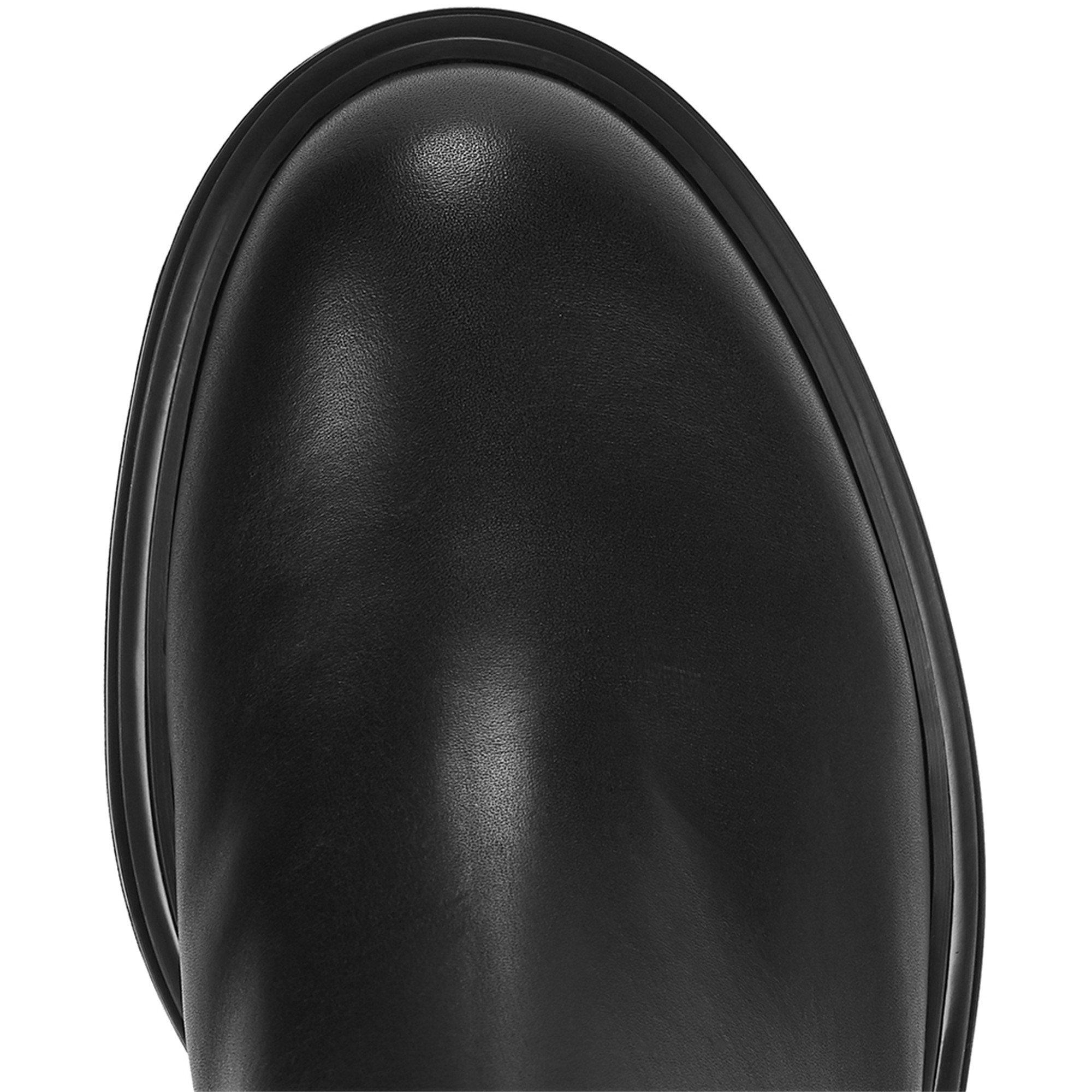 BLACK - Gianvito Rossi - Women's Leather Chelsea Boots - 5