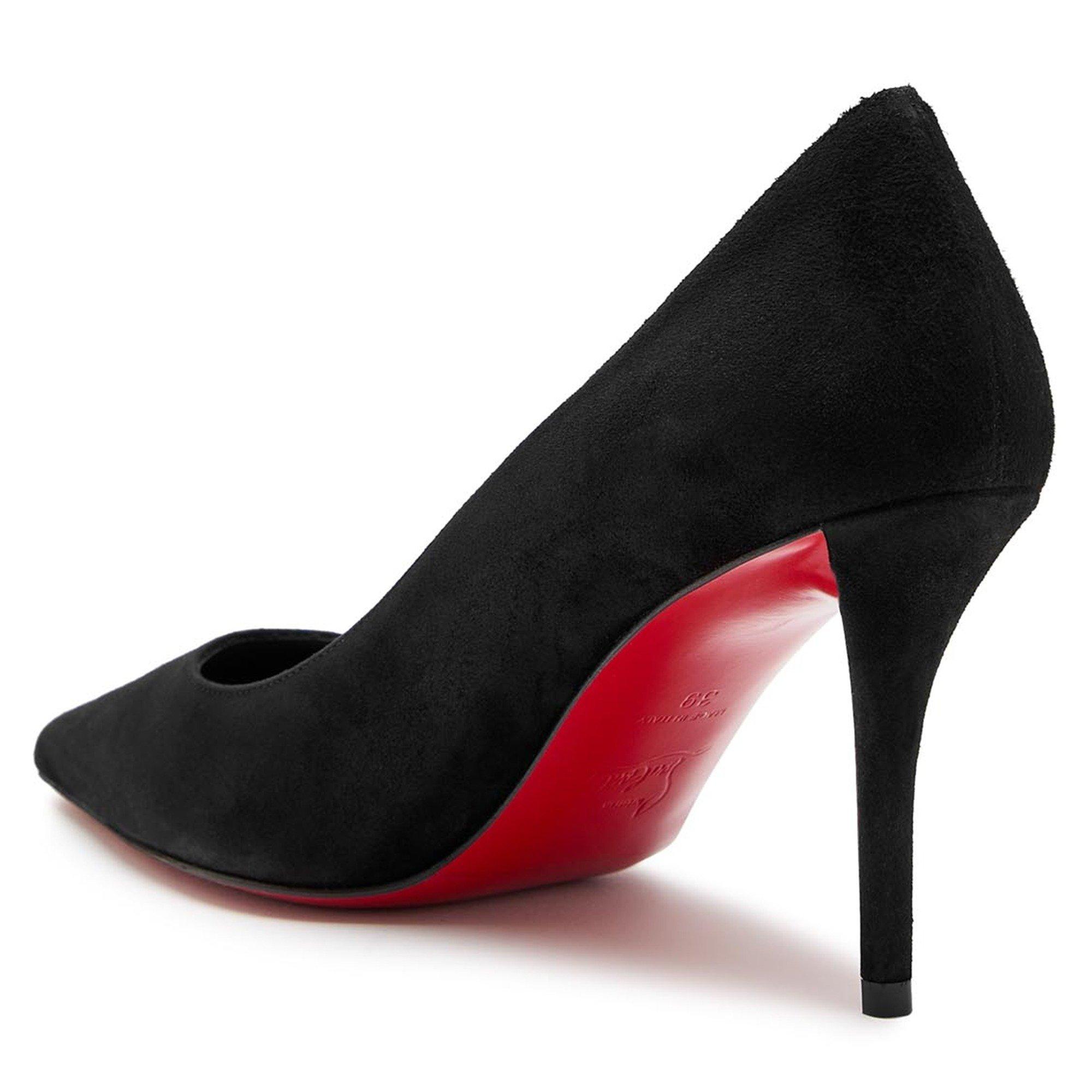 BLACK - Christian Louboutin - MISS Z 80 VEAU VELOURS/LINING - 2