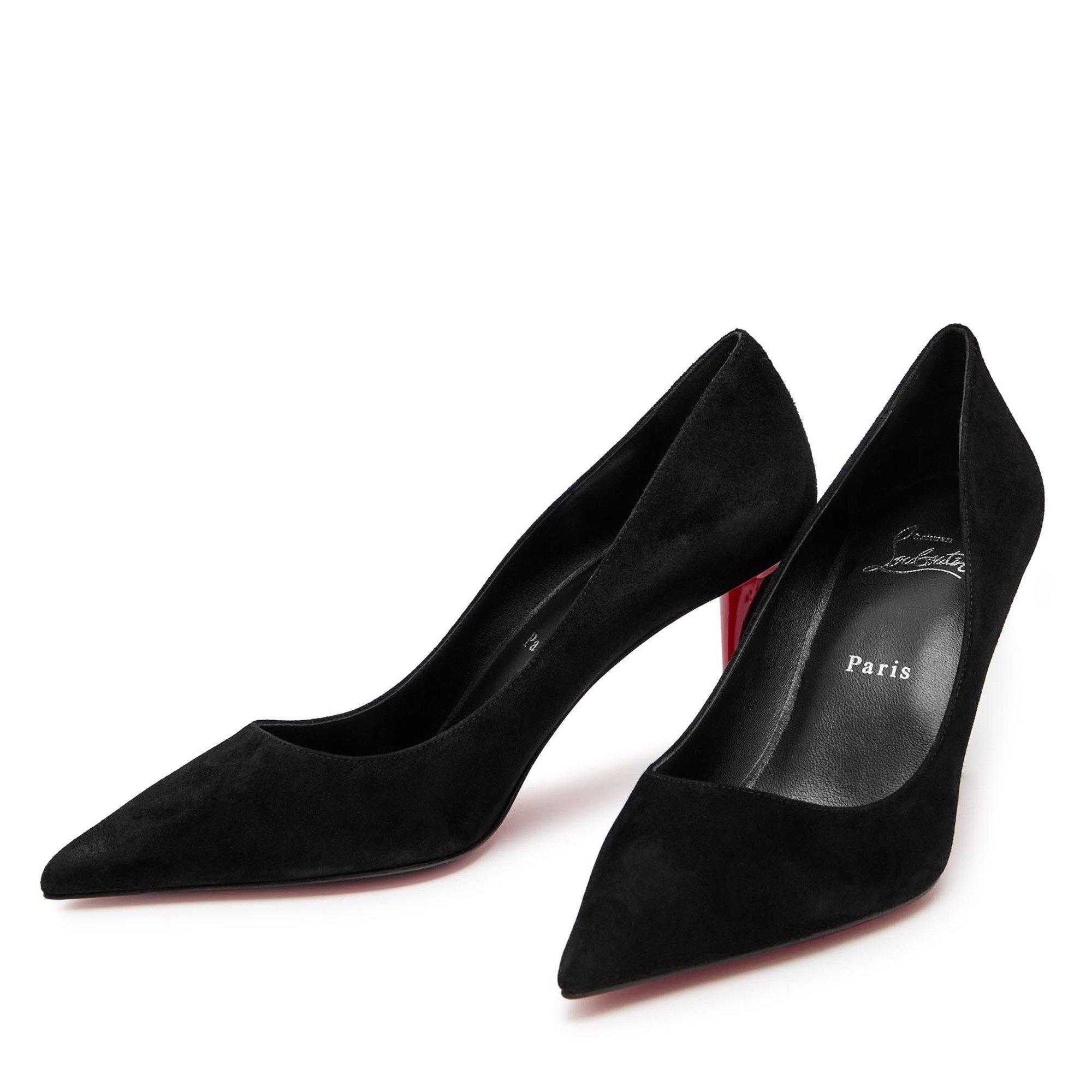 BLACK - Christian Louboutin - MISS Z 80 VEAU VELOURS/LINING - 4