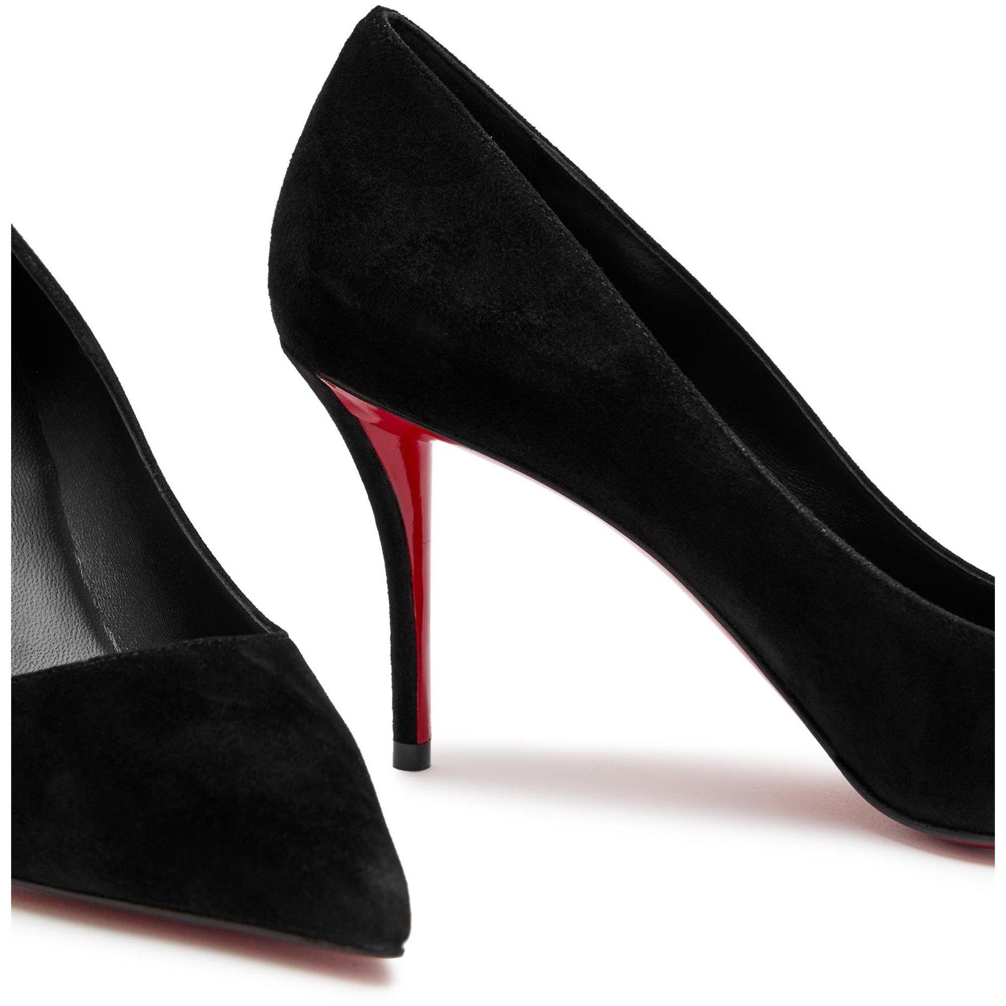 BLACK - Christian Louboutin - MISS Z 80 VEAU VELOURS/LINING - 5