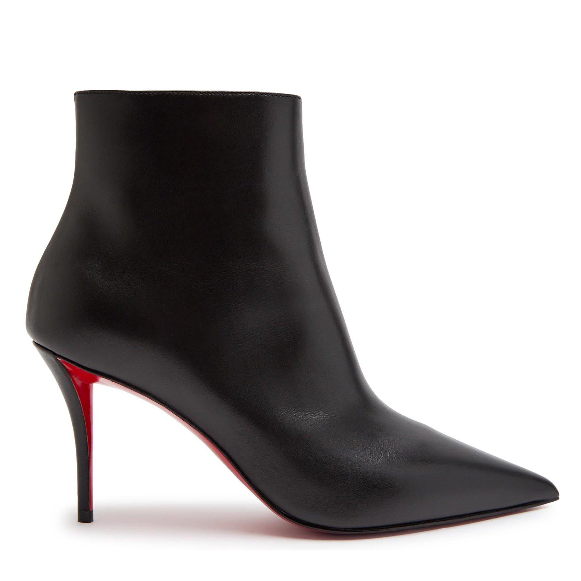 BLACK - Christian Louboutin - MISS Z BOOTY 80 CALF - 1