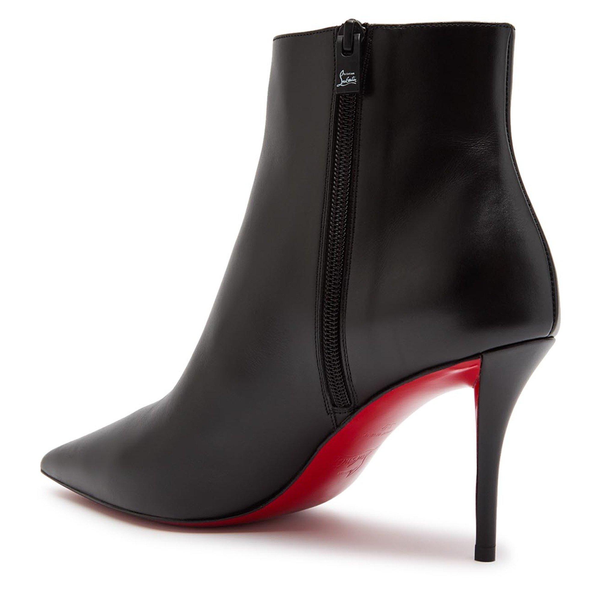 BLACK - Christian Louboutin - MISS Z BOOTY 80 CALF - 2
