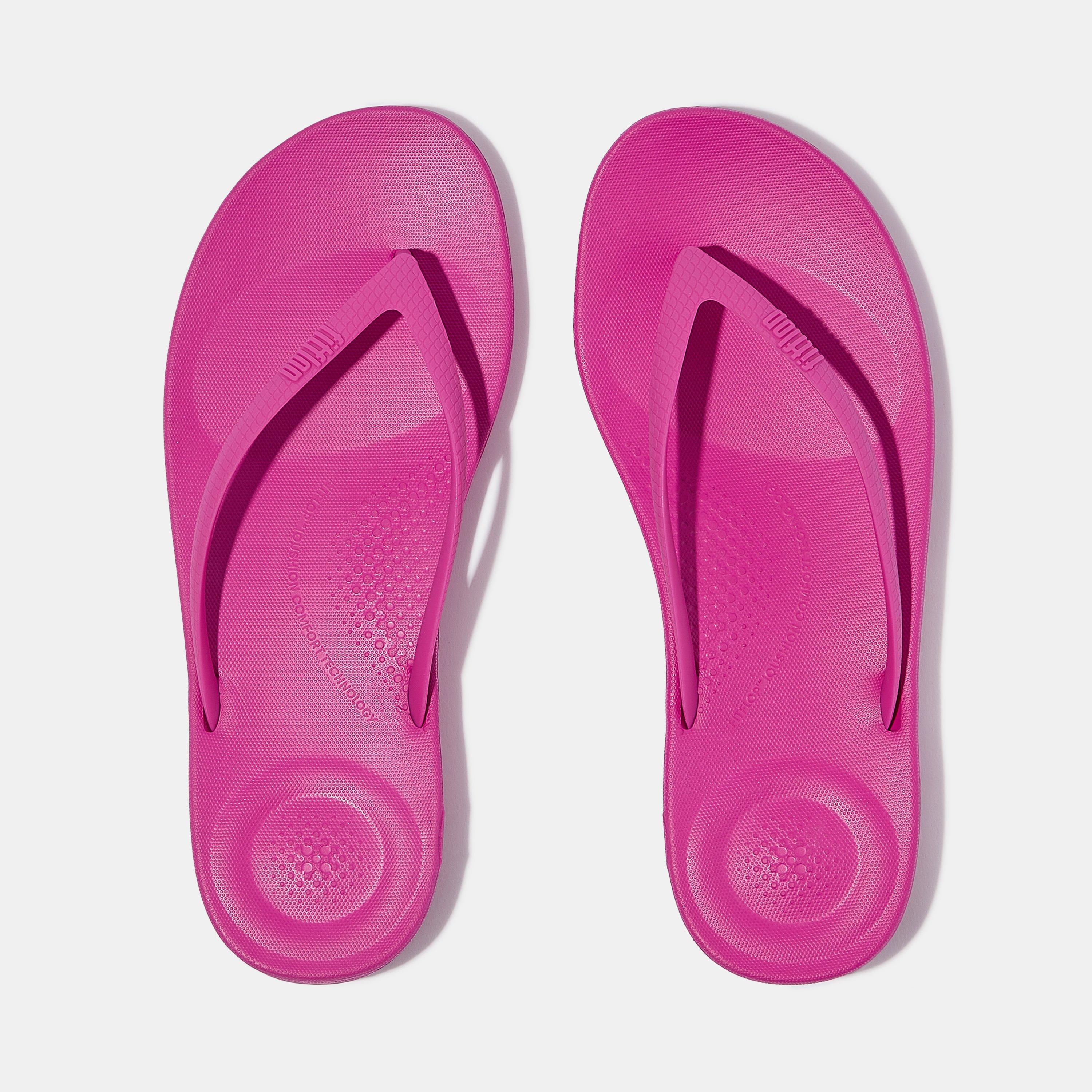 Fuchsia Rush - FitFlop - Iqushion Ergonomic Flip Flops - 5