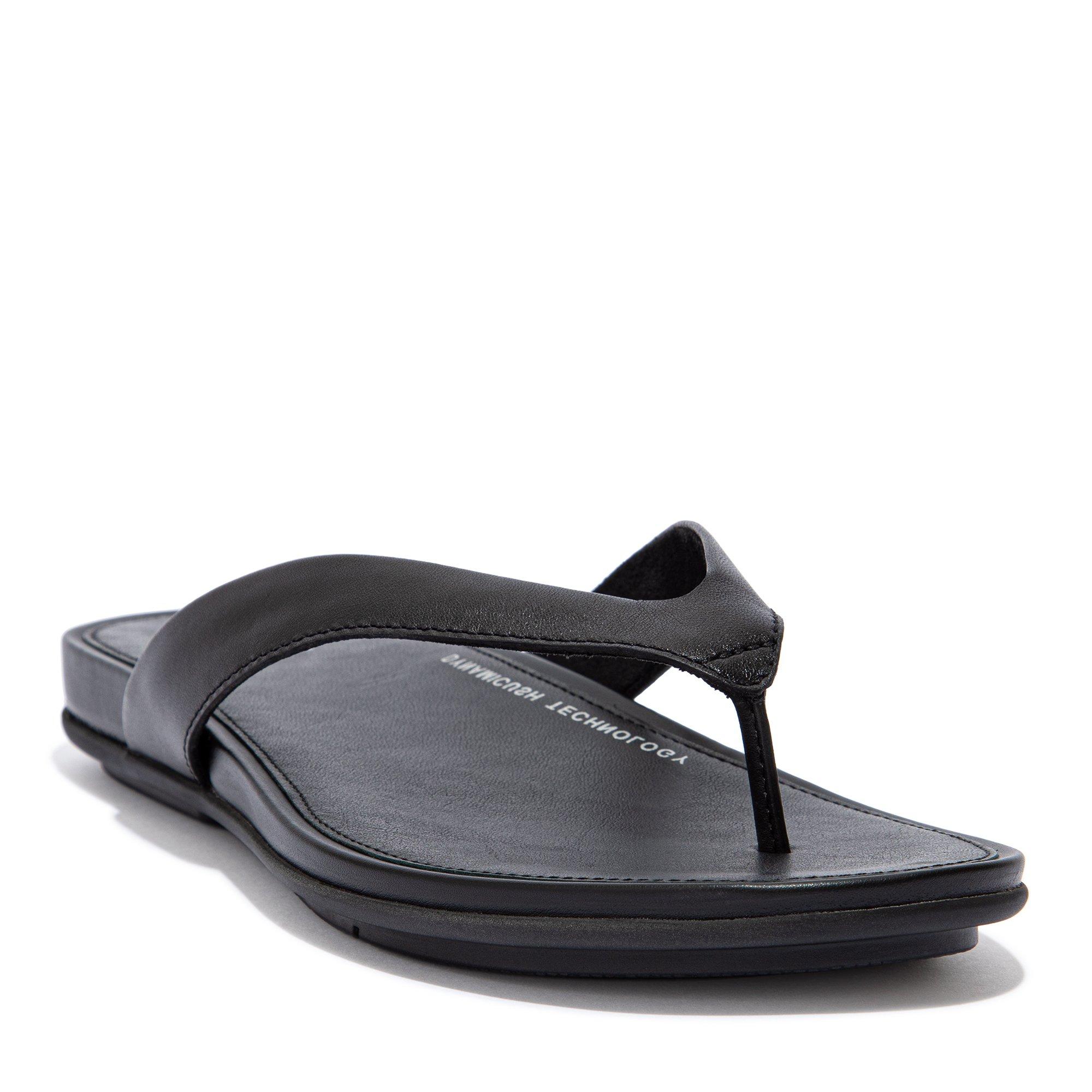 All Black - FitFlop - Gracie Flip Flops - 3