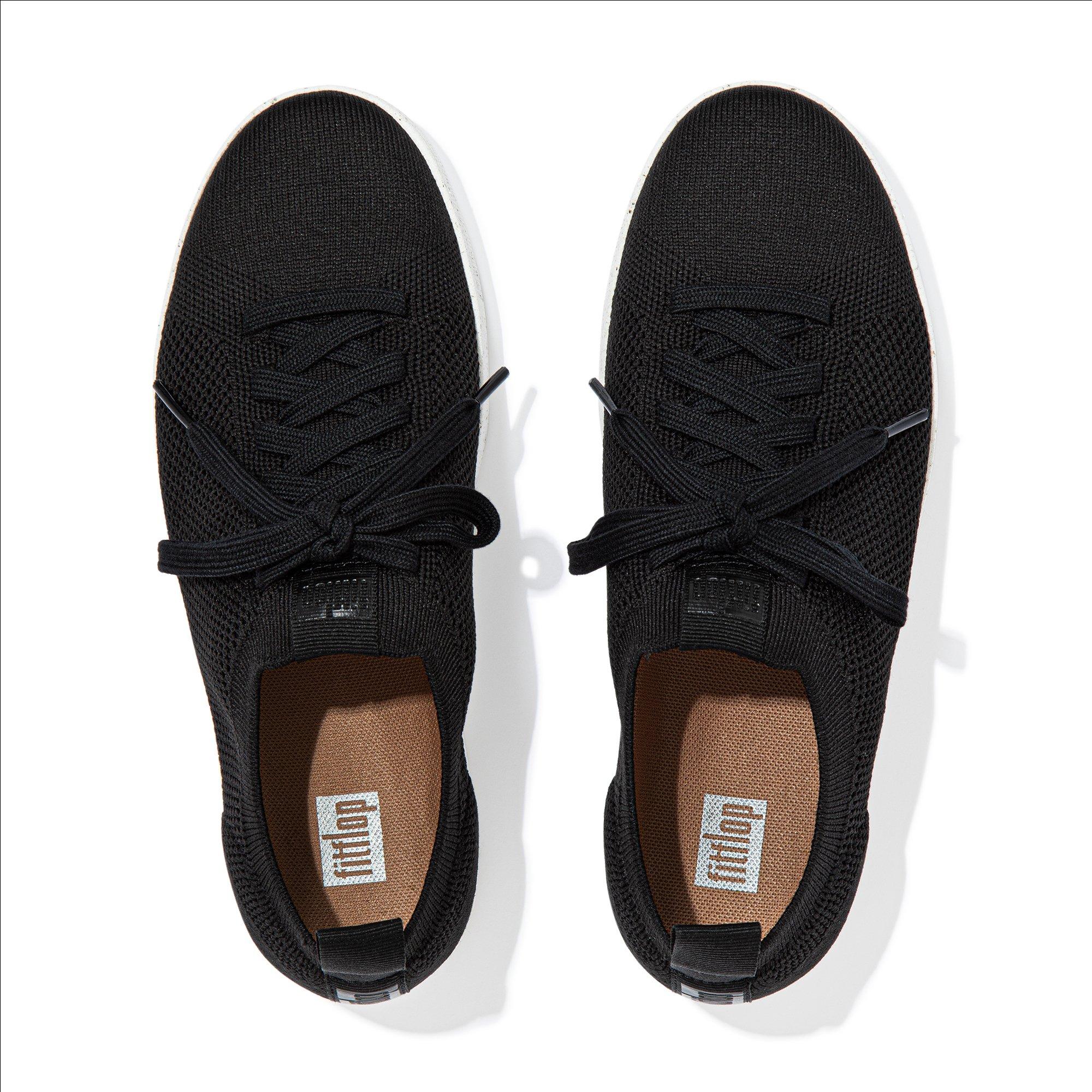 Nero 001 - Fitflop - Rally Knit Trainers - 2