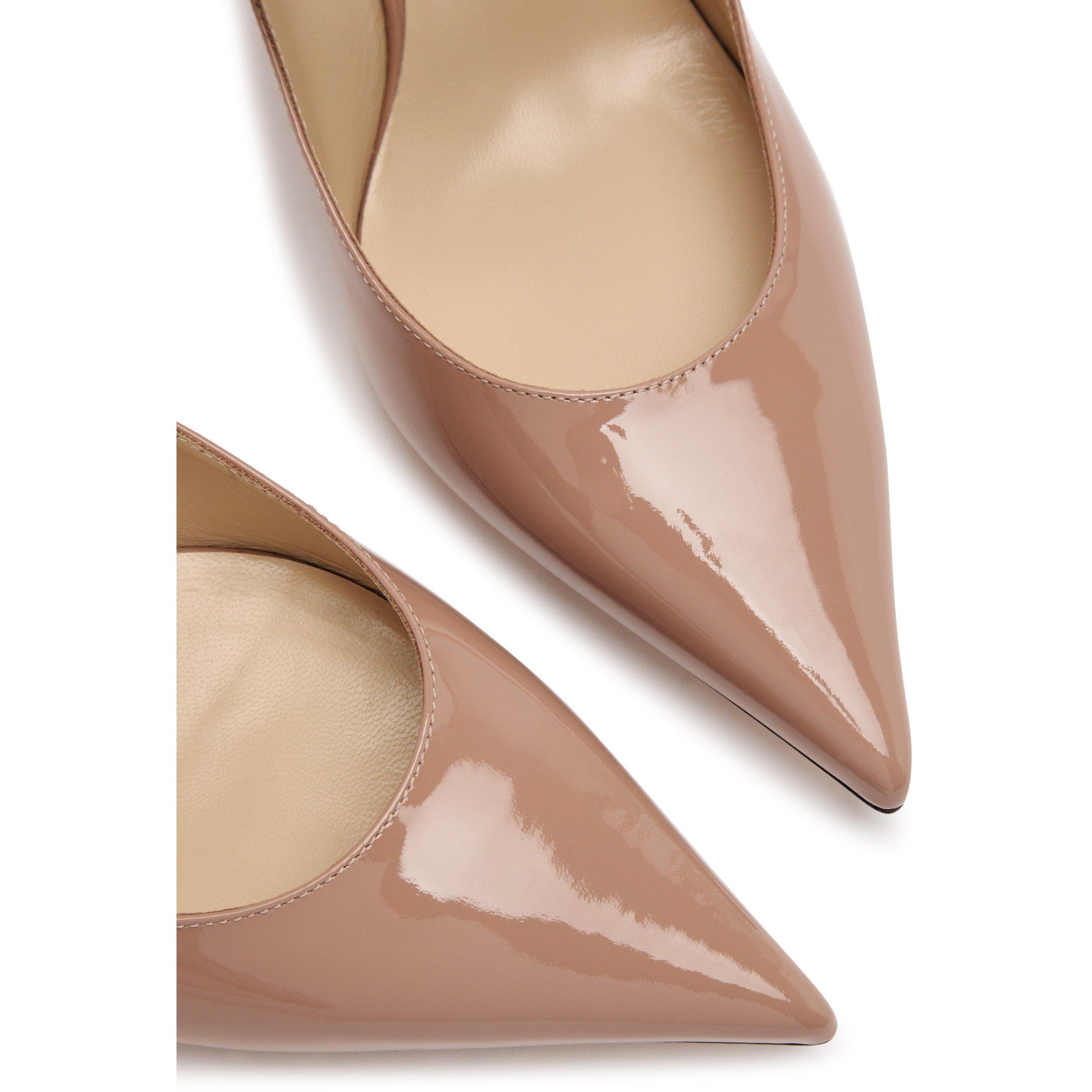 NUDE - Jimmy Choo - BING PATENT CRYSTAL MULE 65 - 4