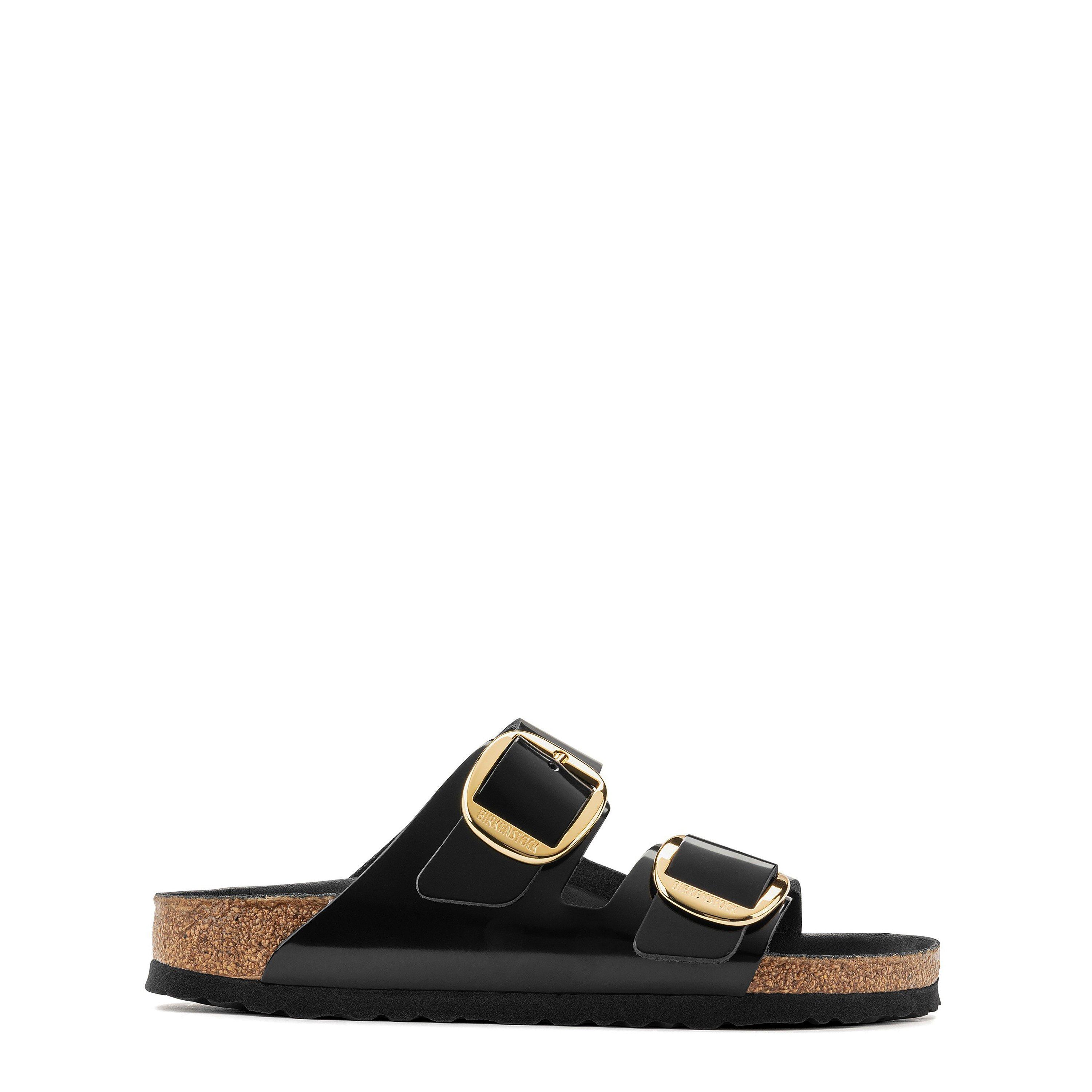 Birkenstock Women's Arizona Big Buckle - Hi Shine Black - 7.5 (41)