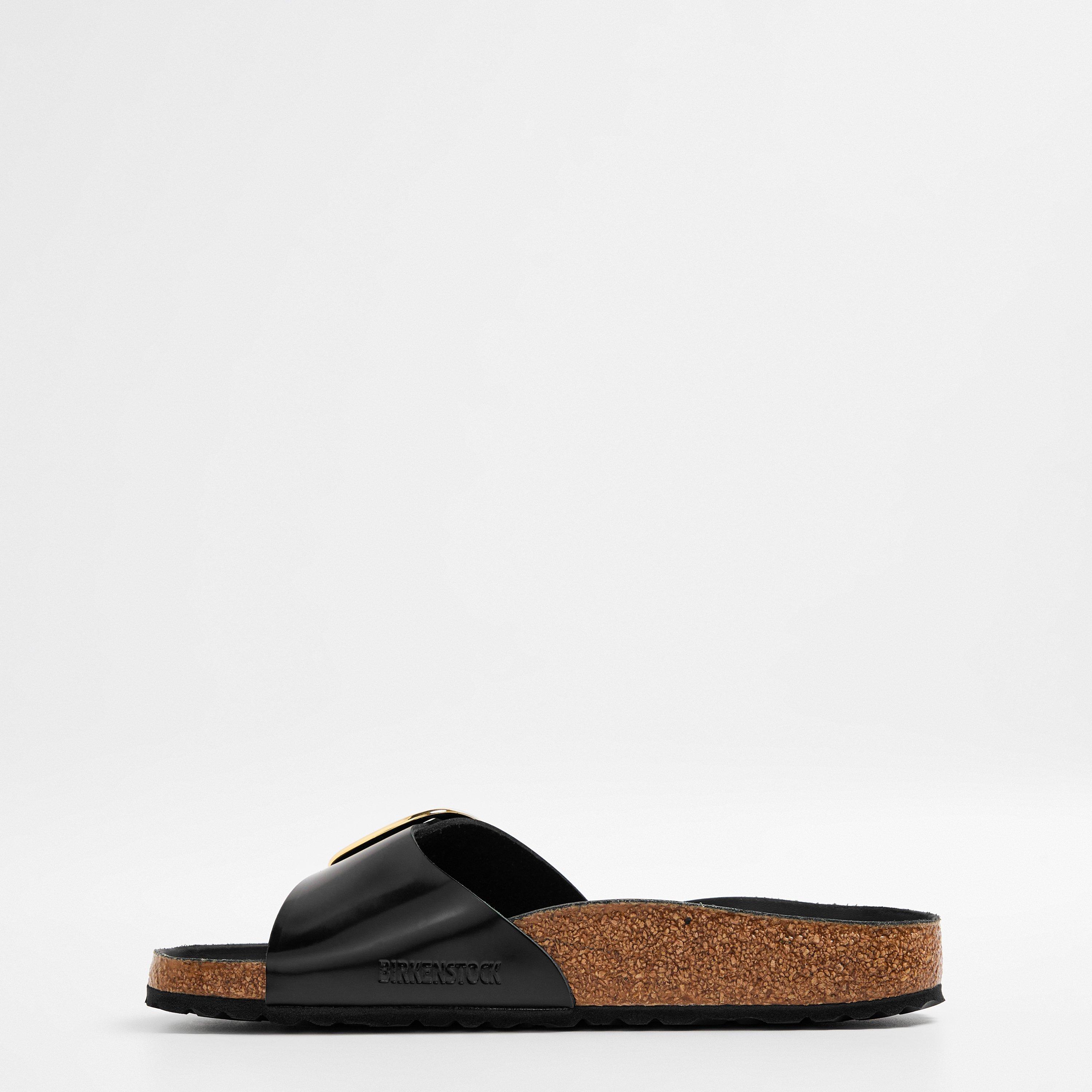 Black - Birkenstock - Madrid Big Buckle High Shine - 2