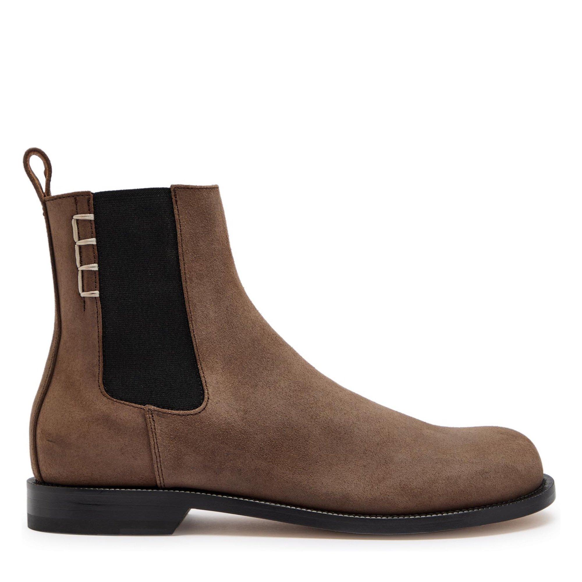 BROWN - JW Anderson - Women's Suede Chelsea Boots - 1