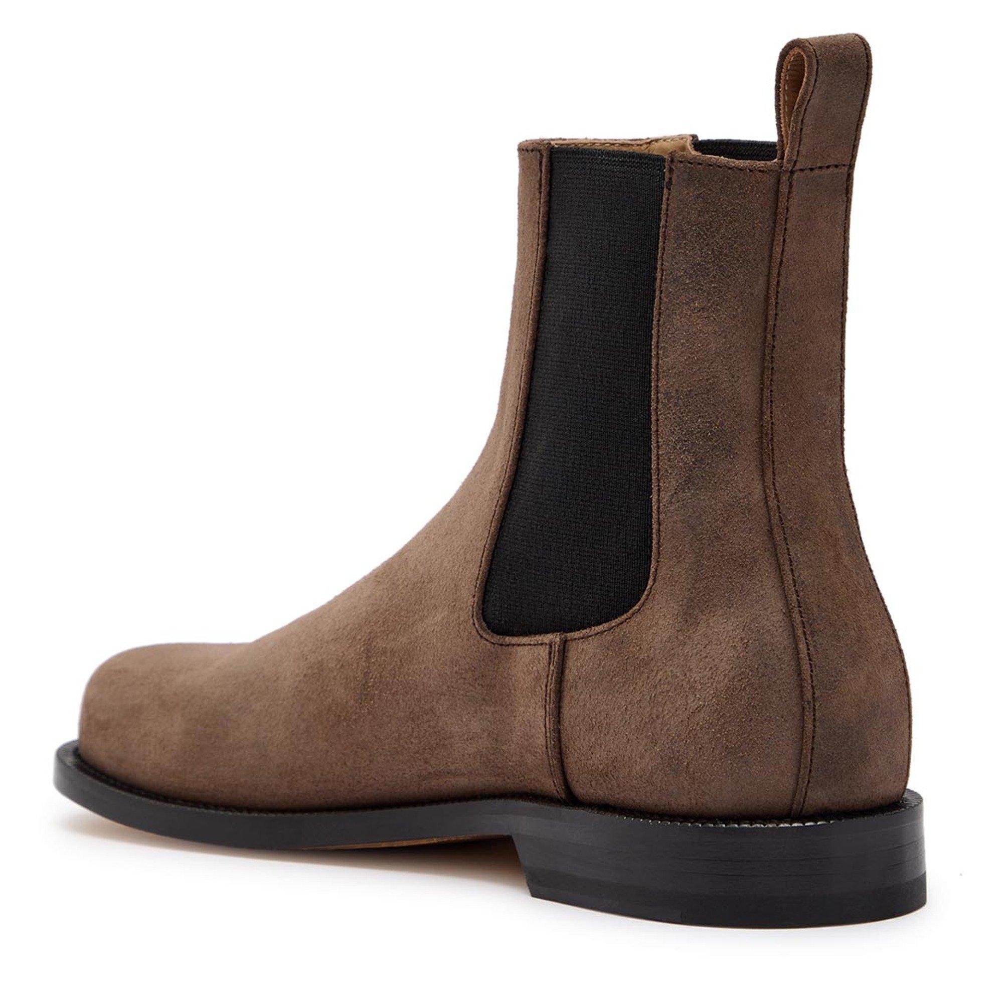 BROWN - JW Anderson - Women's Suede Chelsea Boots - 2