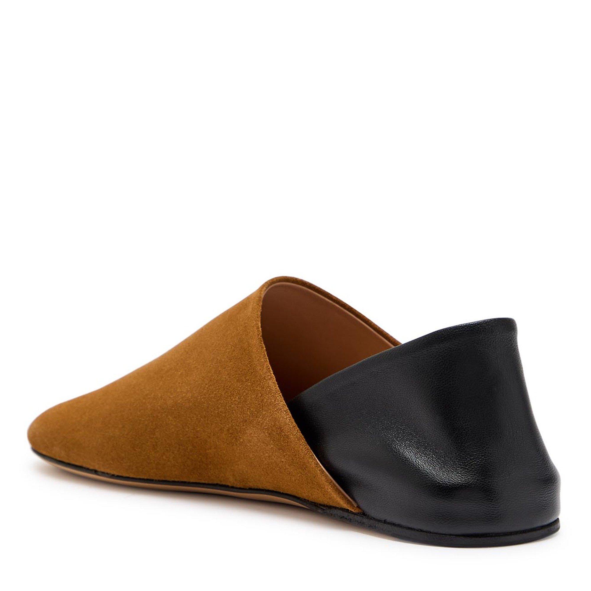 CAMEL - JW Anderson - Women's Slipper Suede Flat Mules - 2