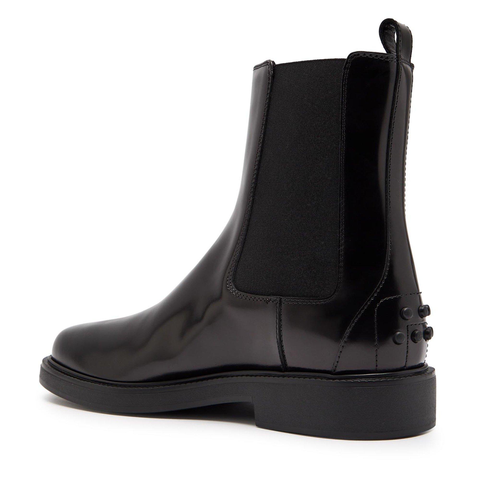 BLACK - Tods - Women's Patent Leather Chelsea Boots - 2