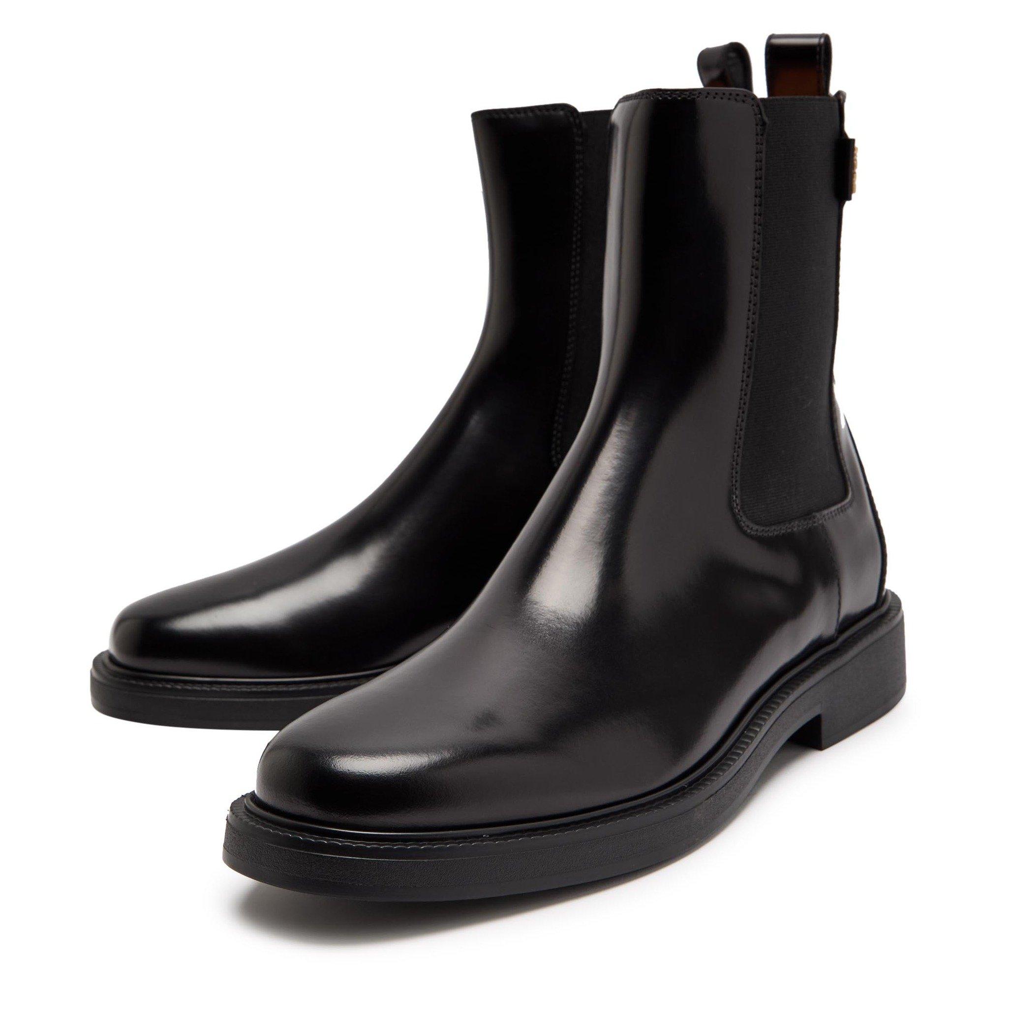 BLACK - Tods - Women's Patent Leather Chelsea Boots - 3