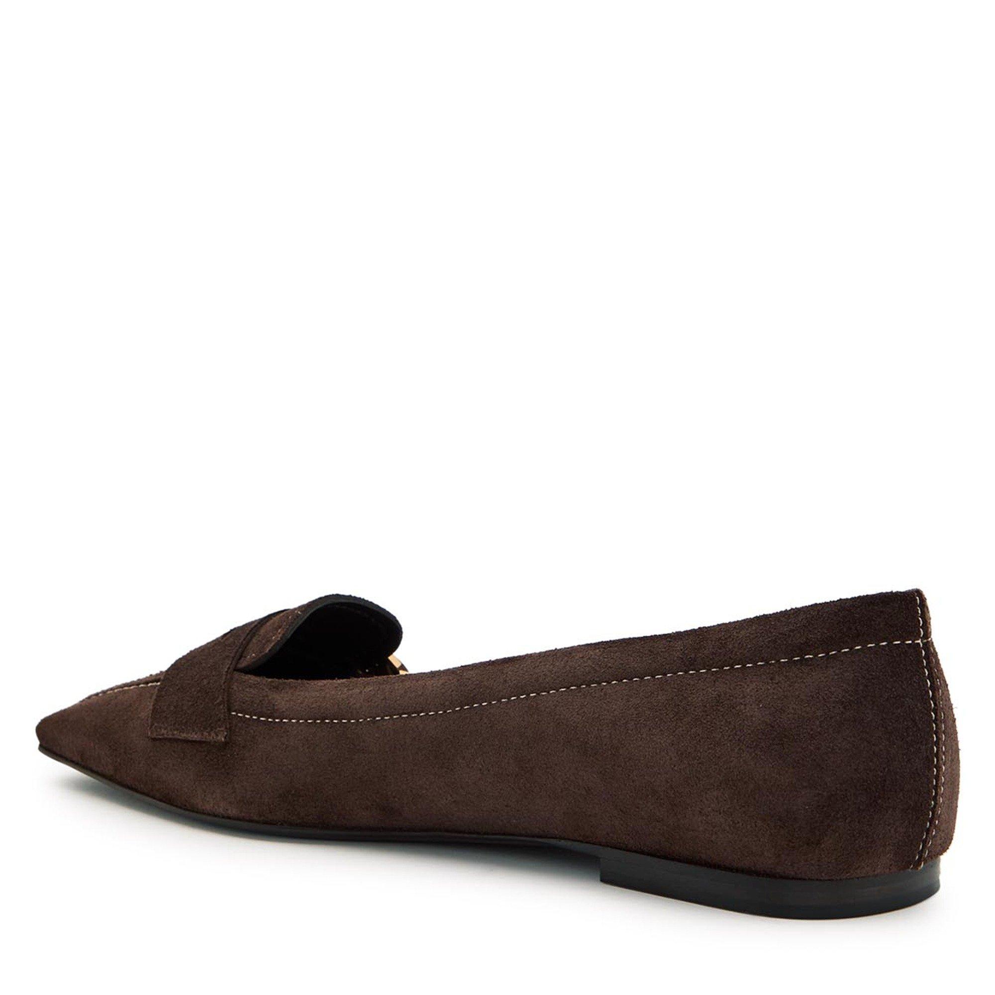 BROWN - Tods - Women's Suede Loafers - 2