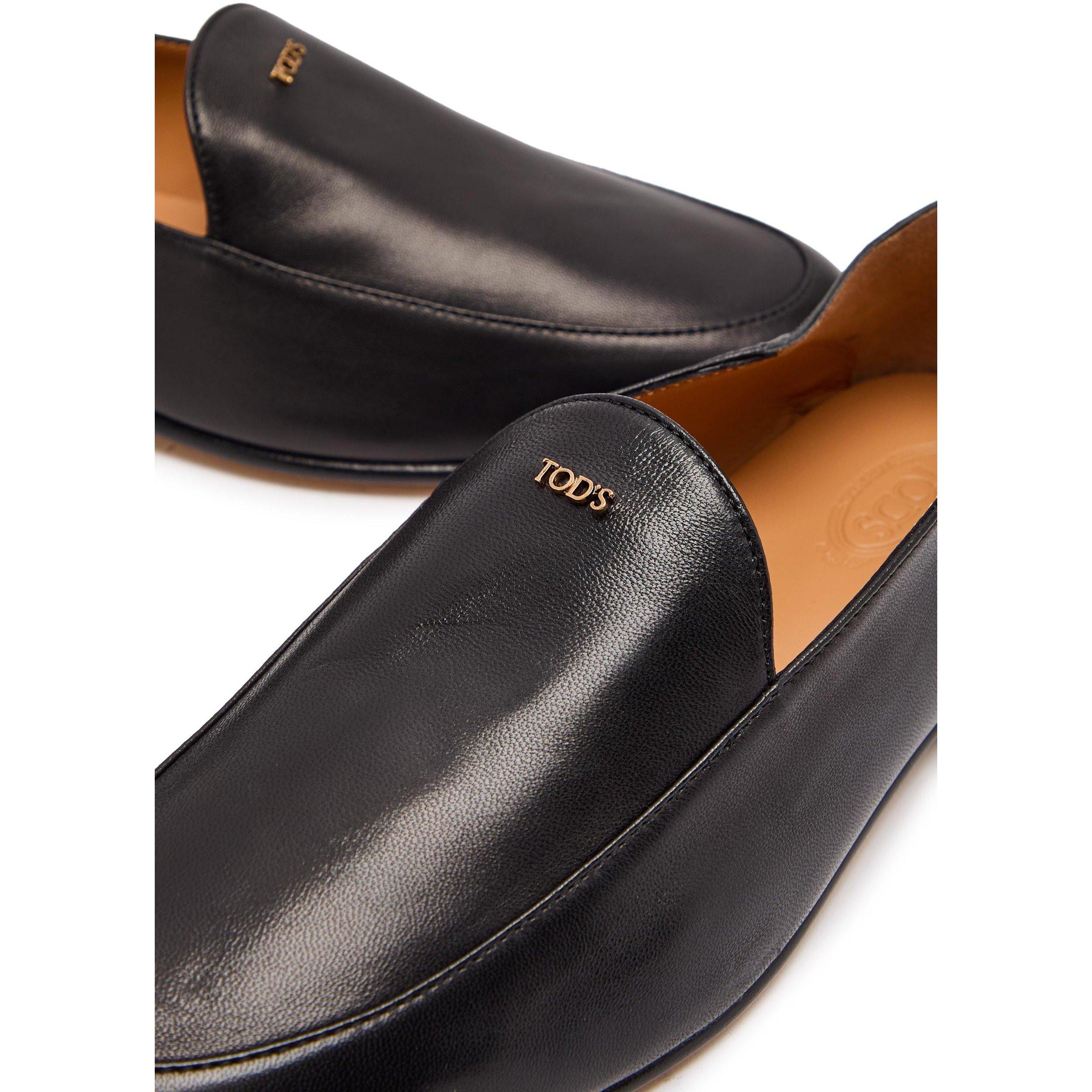BLACK - Tods - CUOIO 25M SABOT PANTOFOLA LETT - 4