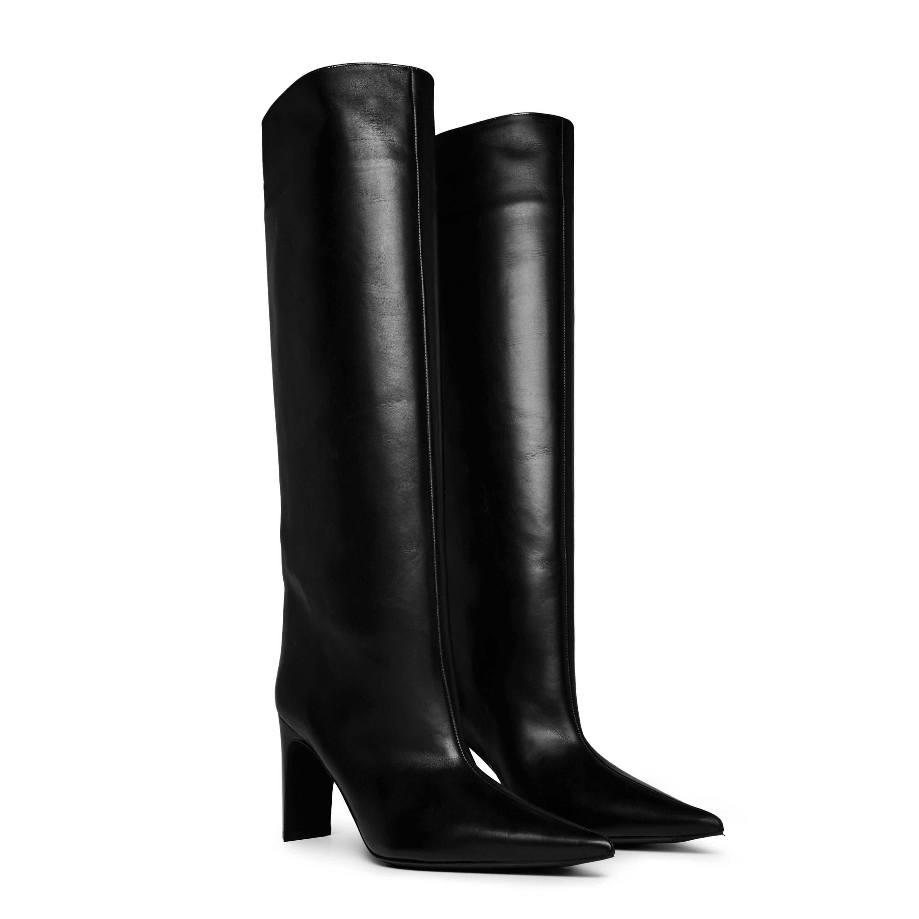 Black - Balenciaga - Blade Heeled Boots - 4