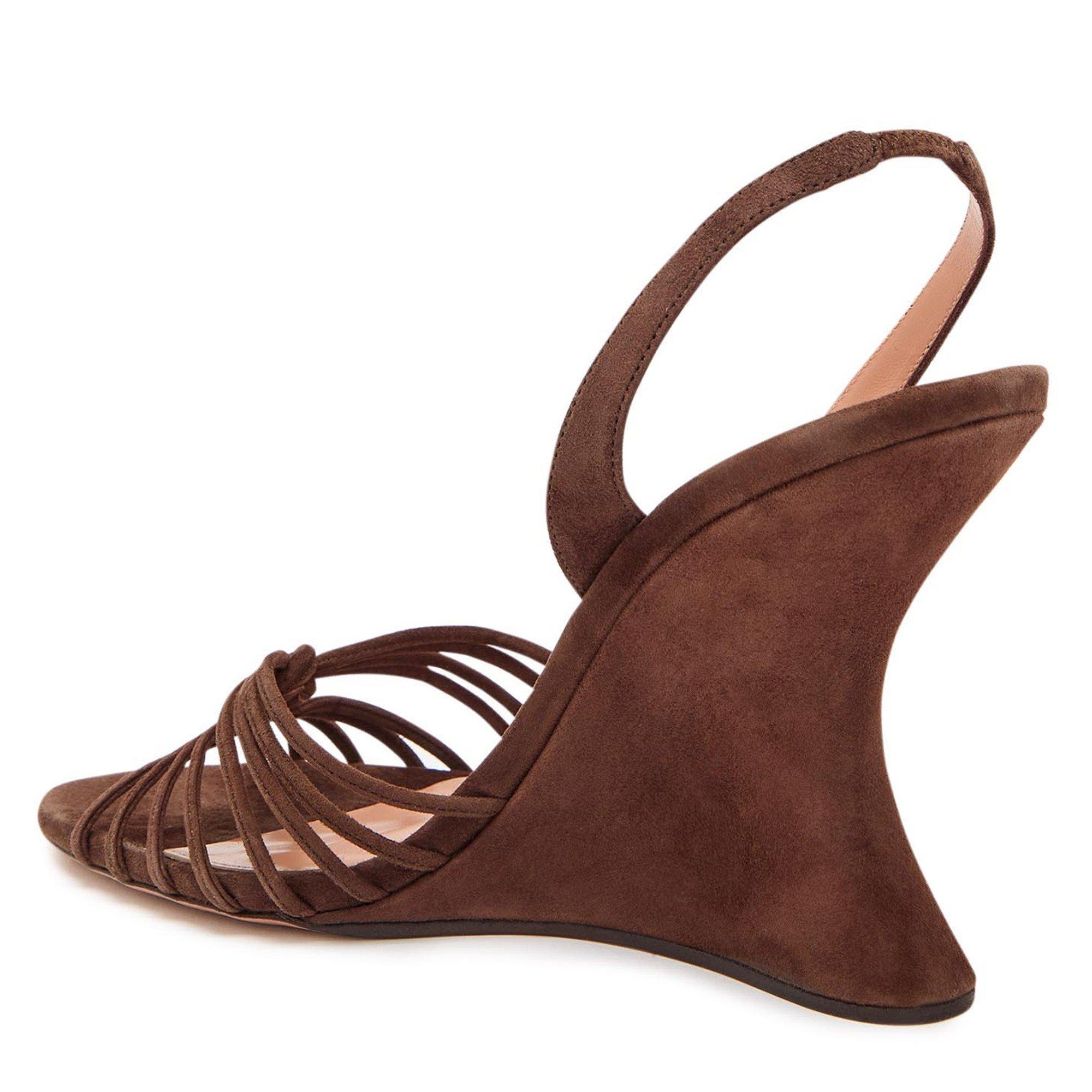 BROWN - Aquazzura - SERENITY WEDGE 95 - 2