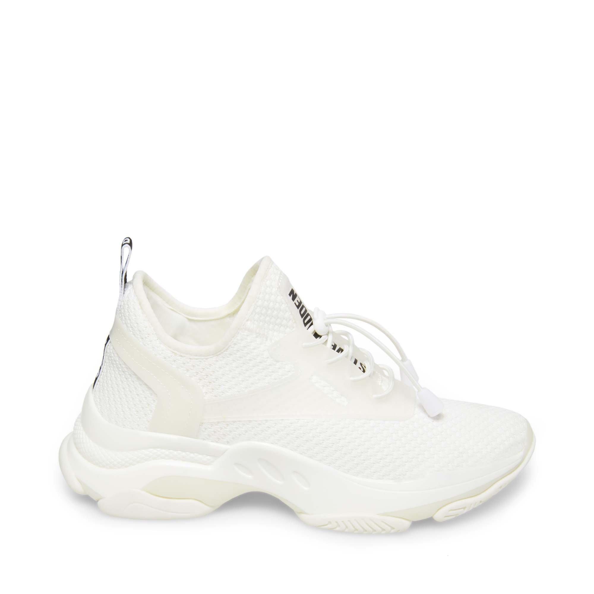 White - Steve Madden - Women's Match-E Low-Top Heritage Runner - 1