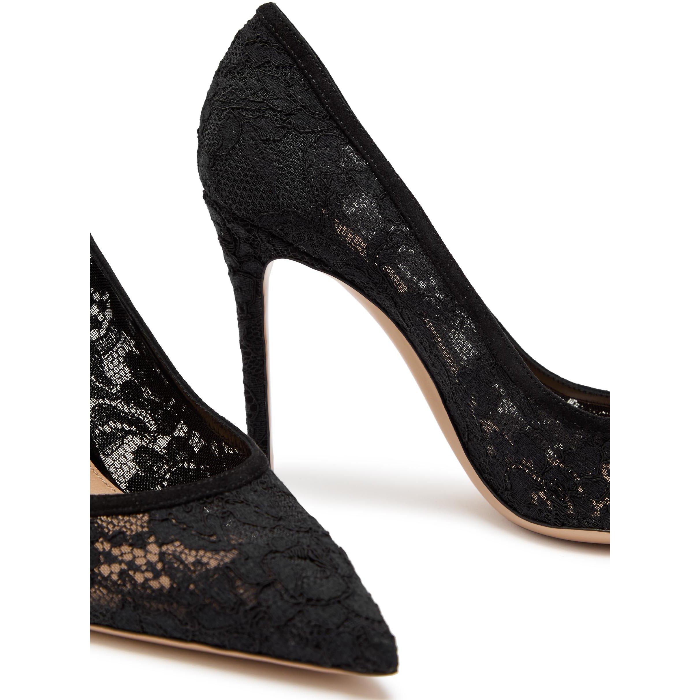 BLACK - Gianvito Rossi - CLAUDIA LYON RETE CAMOSCIO - 5