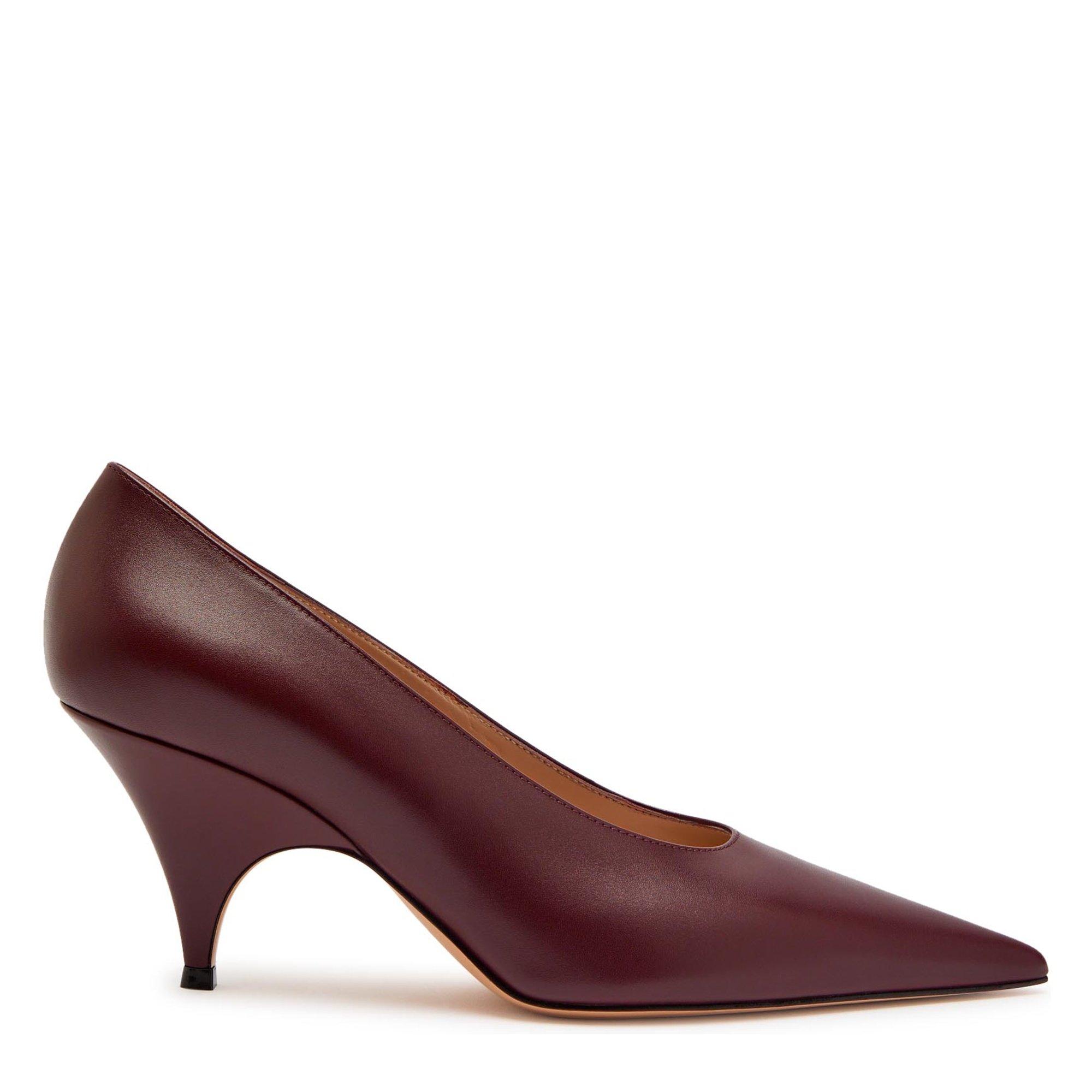 Gianvito Rossi Women's Vitello Leather Pointed-Toe Stiletto Heels