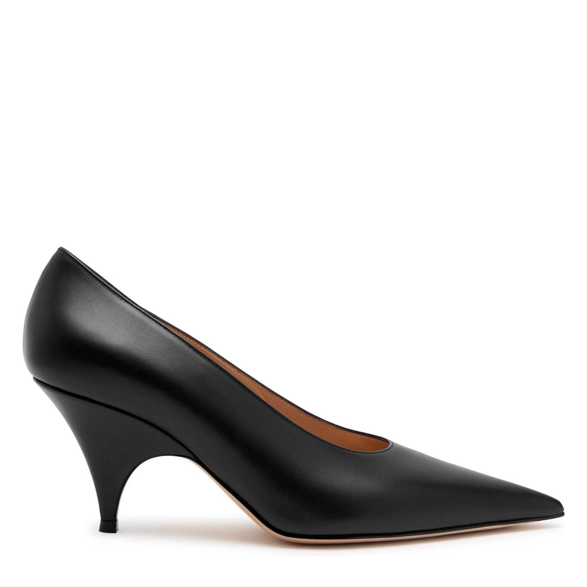 Gianvito Rossi Women's Vitello Leather Pointed-Toe Stiletto Heels
