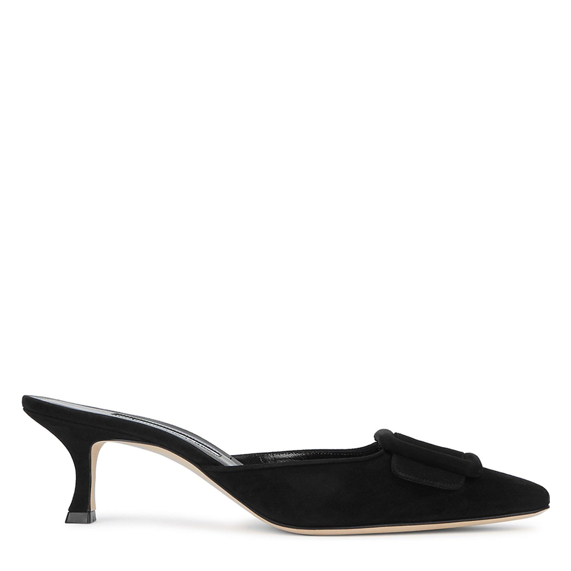 BLACK - Manolo Blahnik - MAYSALE MULE 50mm - 1