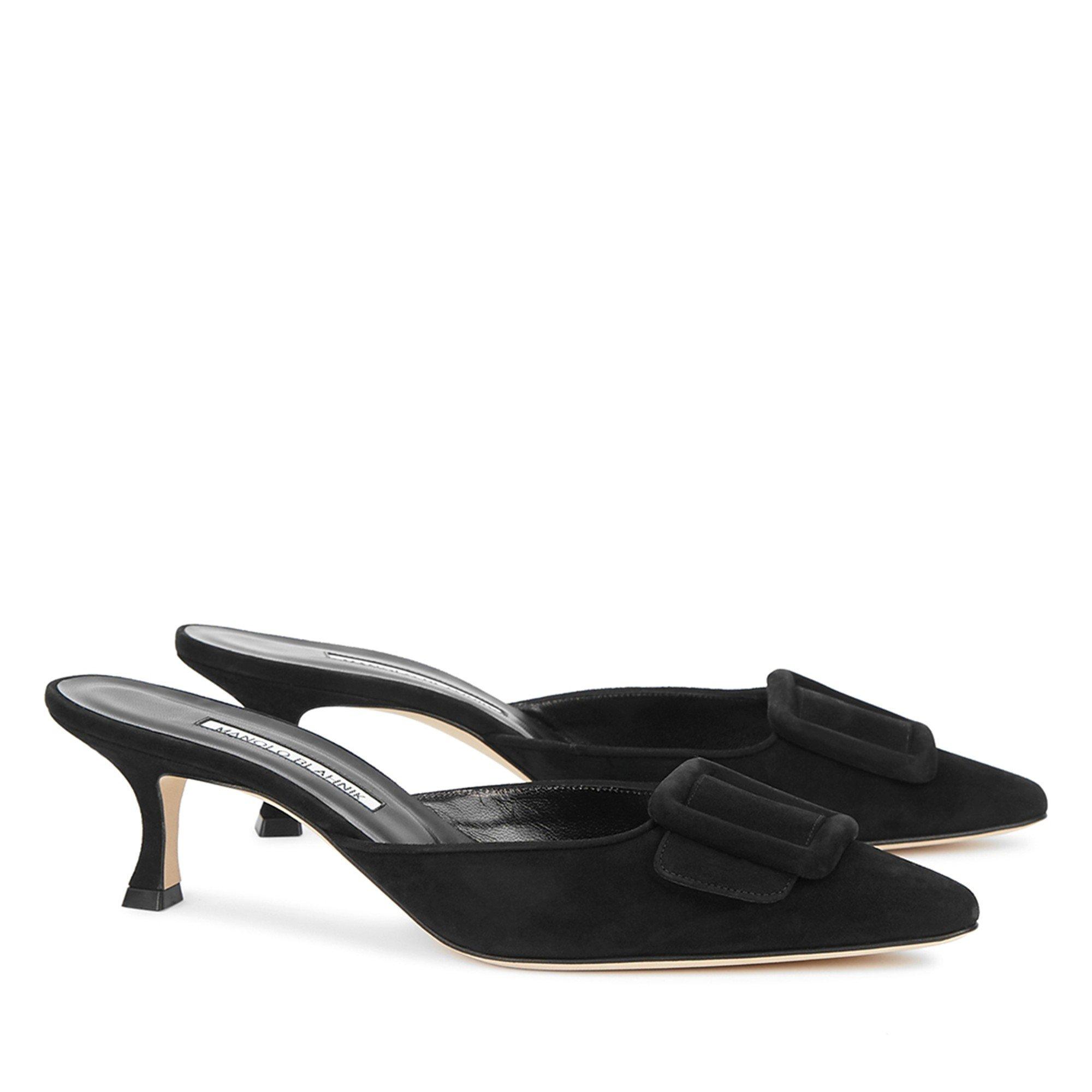 BLACK - Manolo Blahnik - MAYSALE MULE 50mm - 2