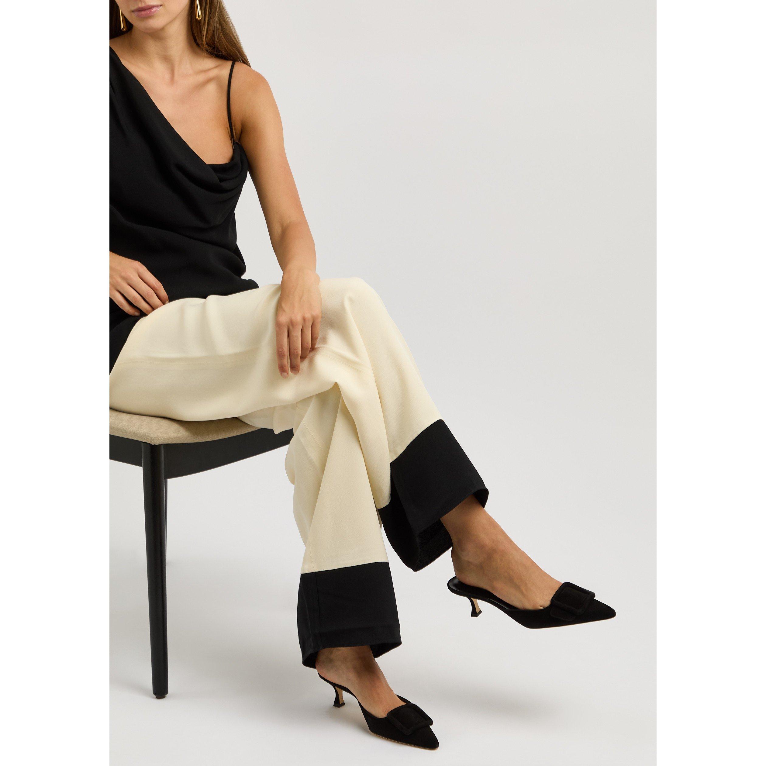 BLACK - Manolo Blahnik - MAYSALE MULE 50mm - 3