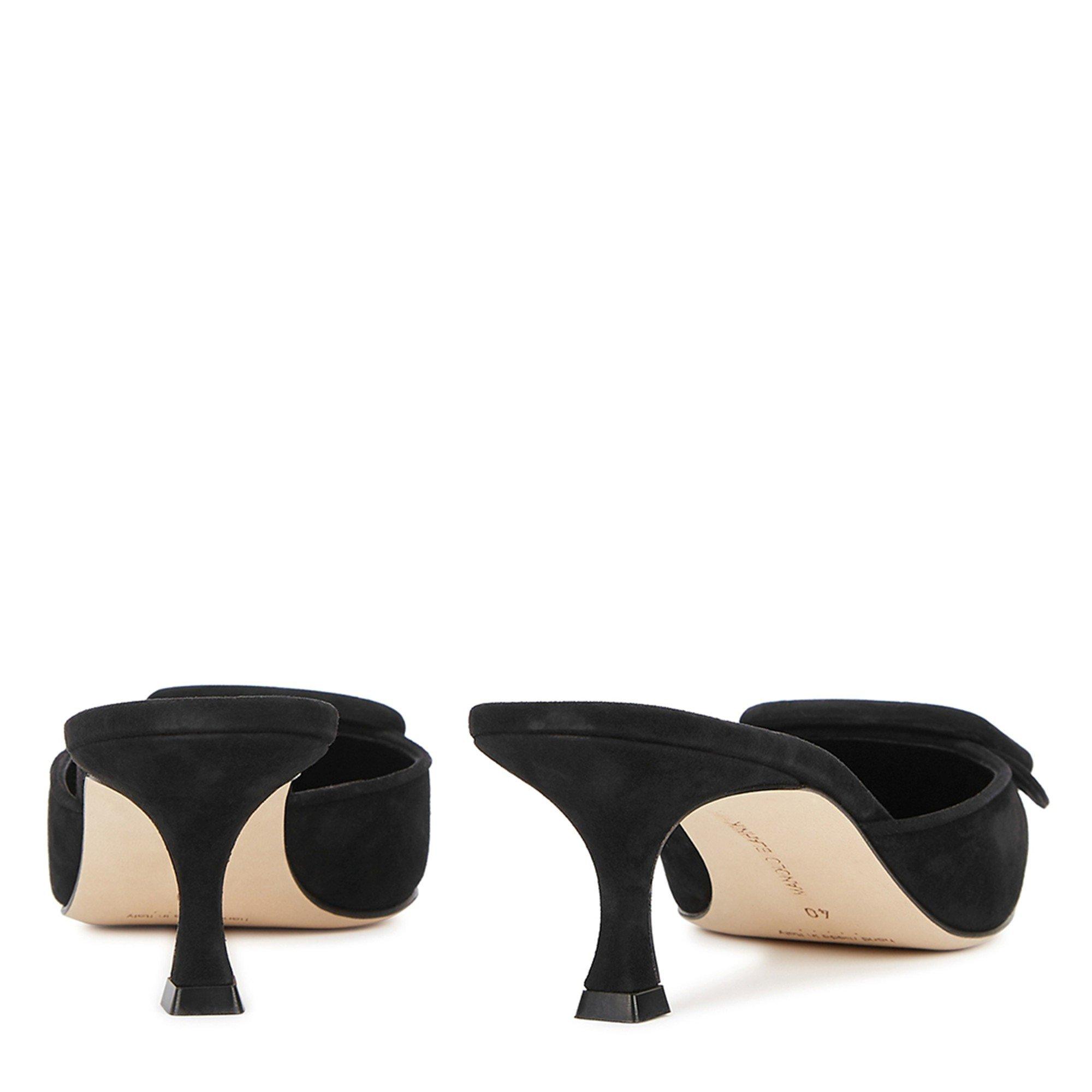 BLACK - Manolo Blahnik - MAYSALE MULE 50mm - 4