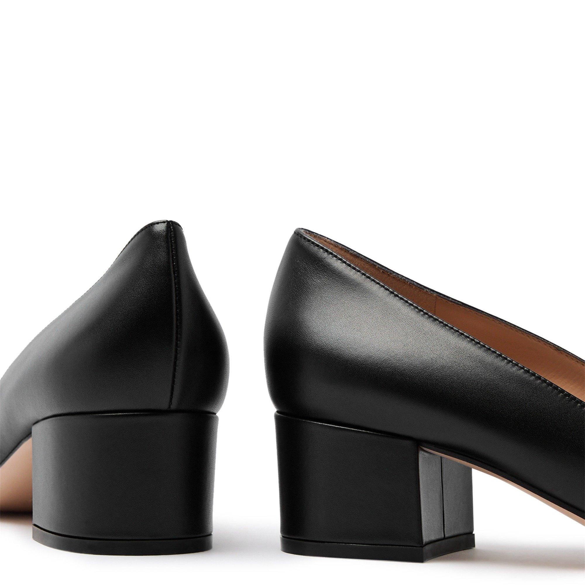 BLACK - Gianvito Rossi - Women's Piper 45 Suede Pumps - 5