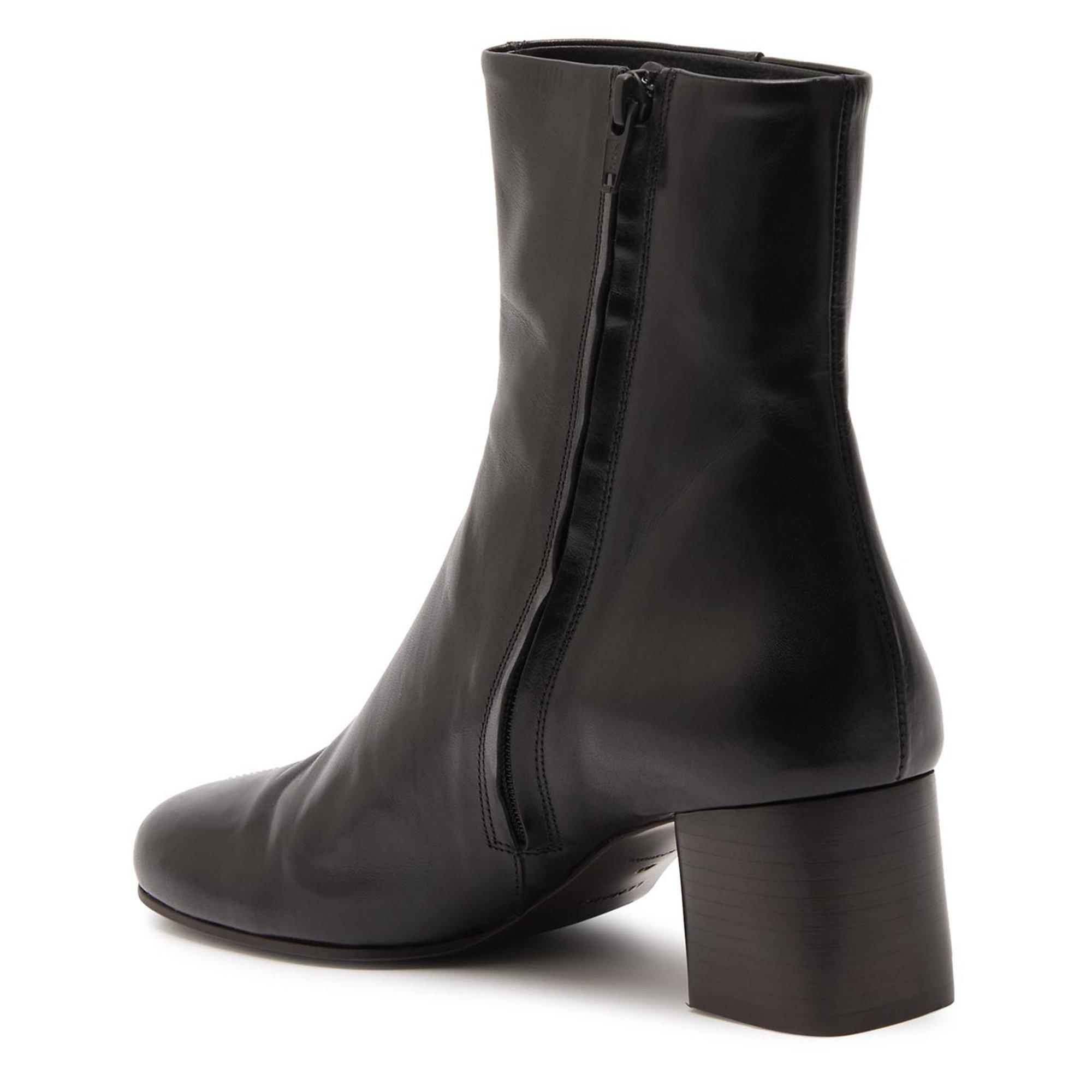 BLACK - Lemaire - Women's Anatomic Leather Heeled Ankle Boots - 2