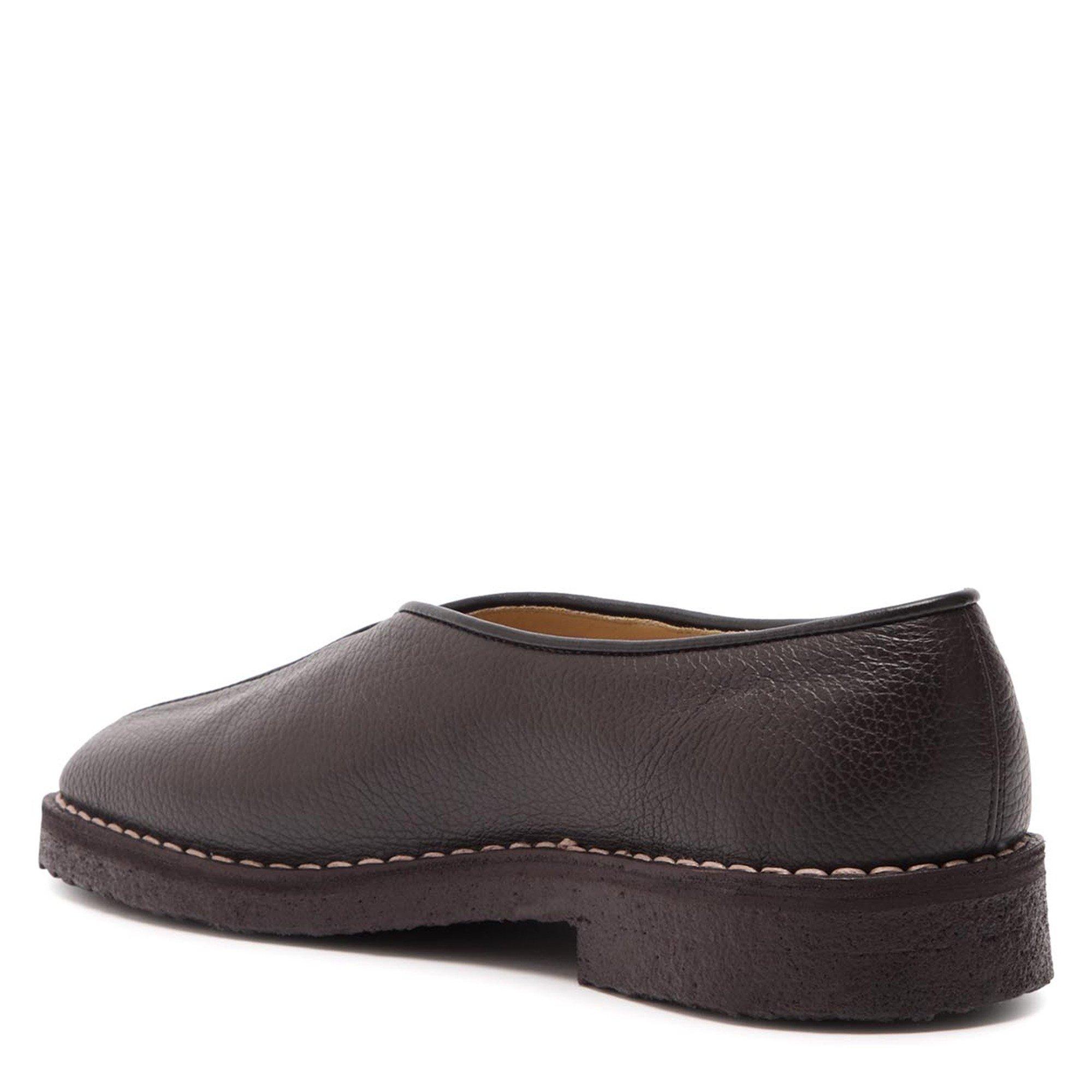 BROWN - Lemaire - Women's Piped Crepe Slippers - 2
