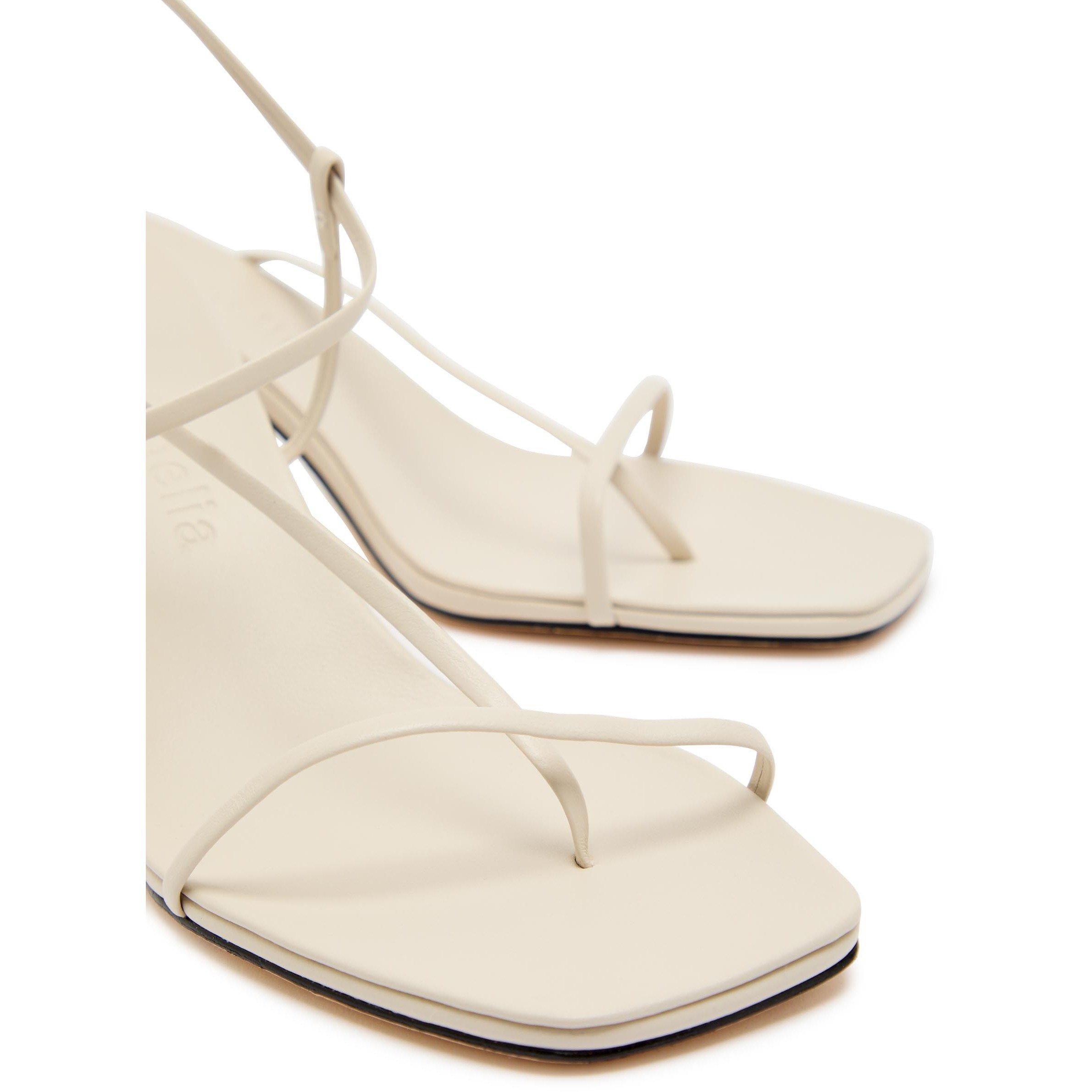 WHITE - Studio Amelia - CROSS FRONT 70 HEEL - 5