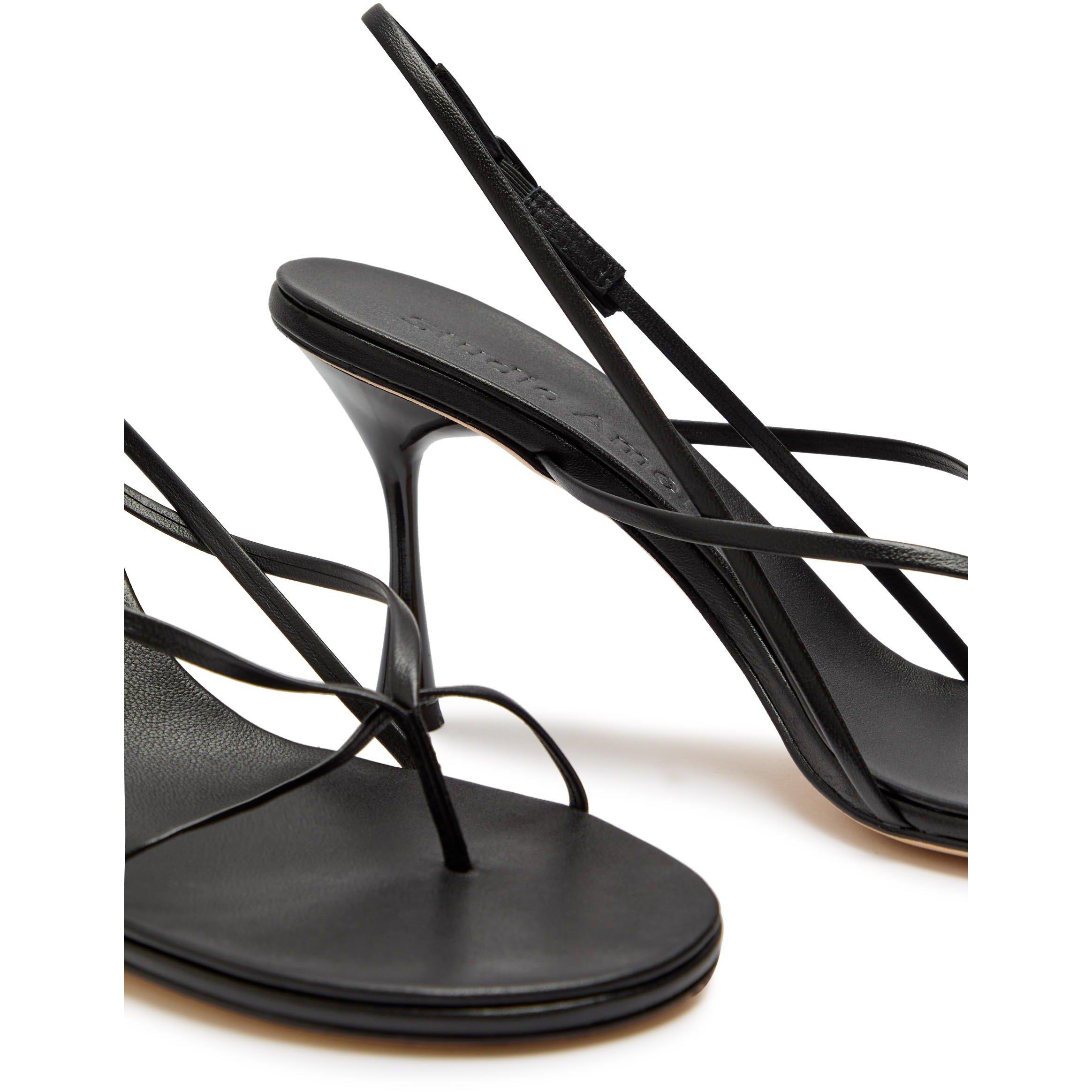 BLACK - Studio Amelia - WISHBONE 90 HEEL - 5
