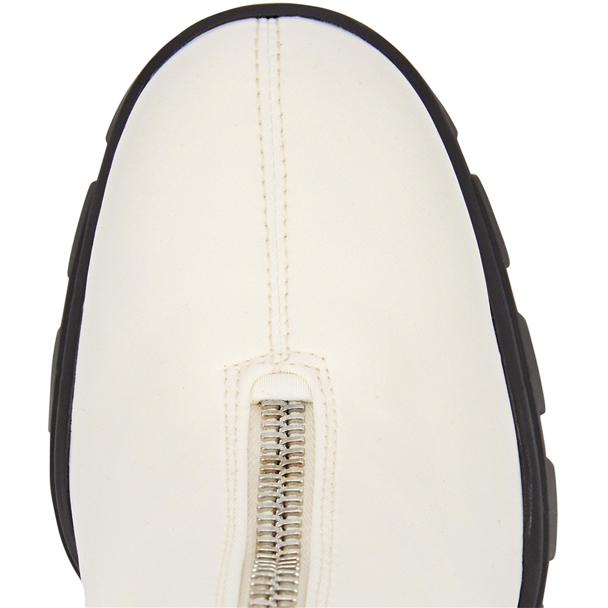 WHITE - Alexander McQueen - TREAD SOLE NEOPRENE HIGH BOOT - 5