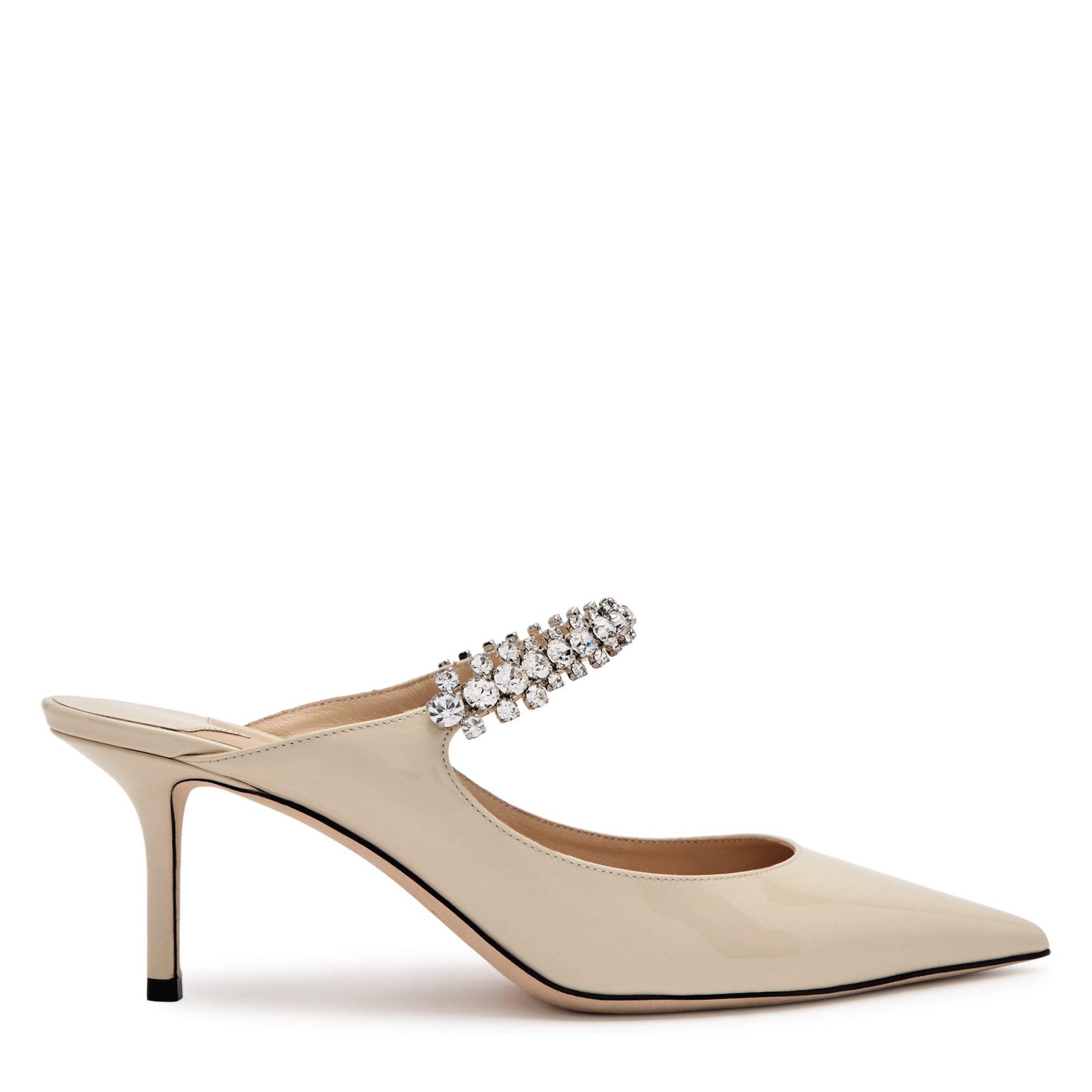 OFF WHITE - Jimmy Choo - BING PATENT CRYSTAL MULE 65mm - 1