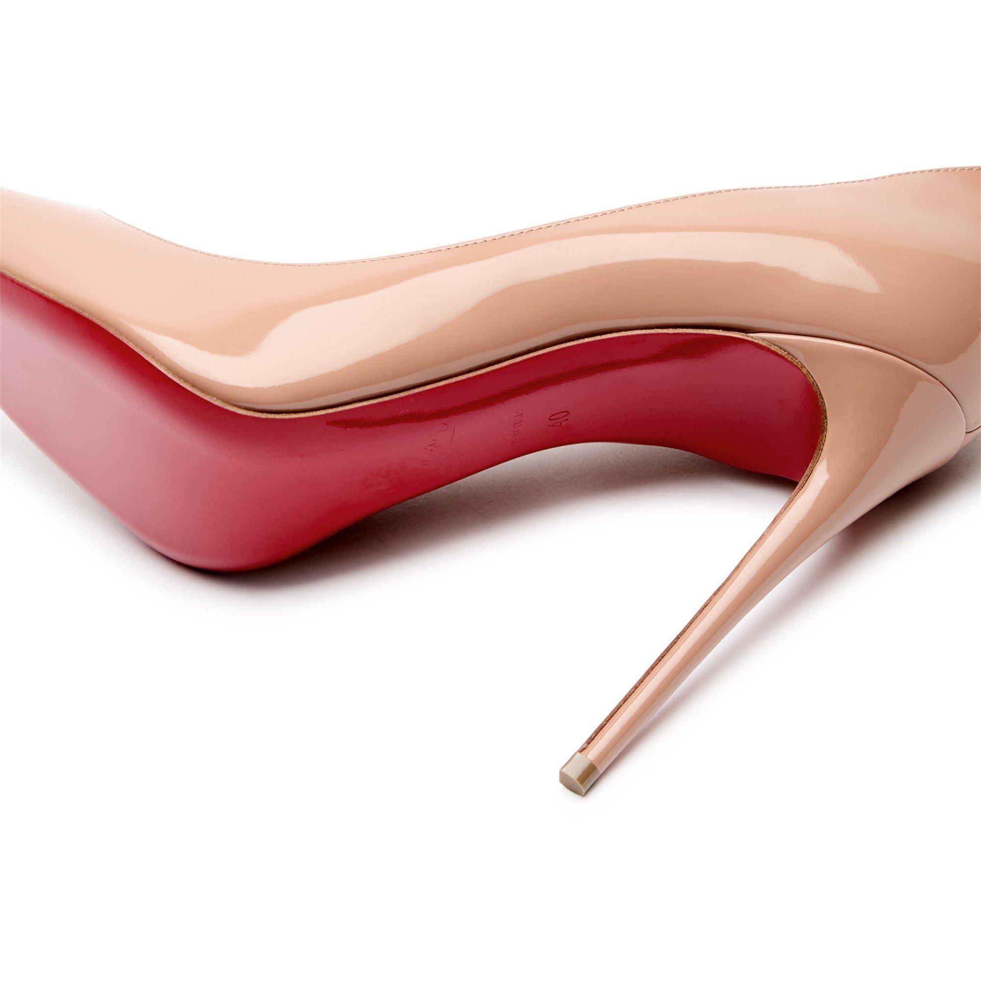 NUDE - Christian Louboutin - KATE 100 PATENT - 5
