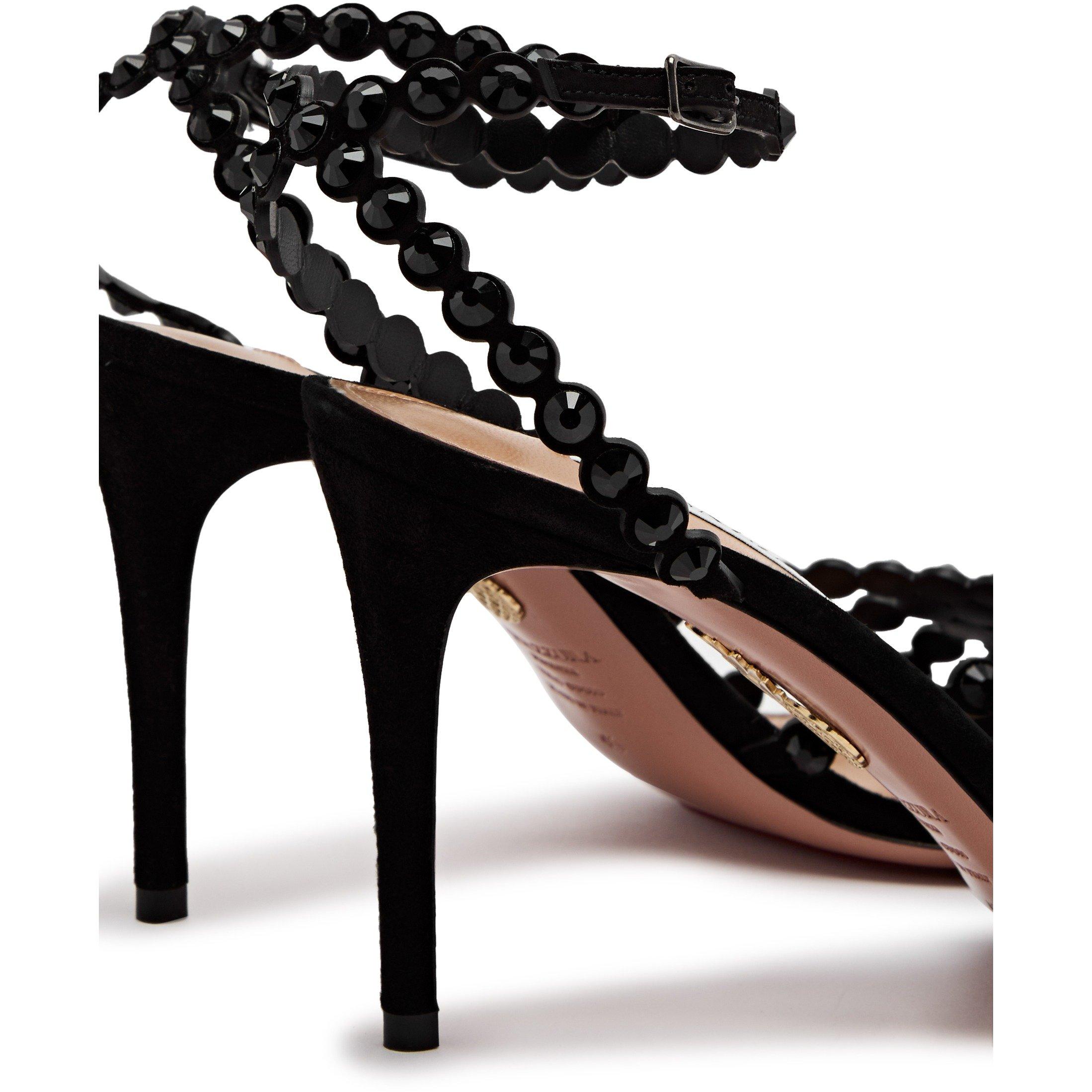 BLACK - Aquazzura - TEQUILA SANDAL 85 - 4