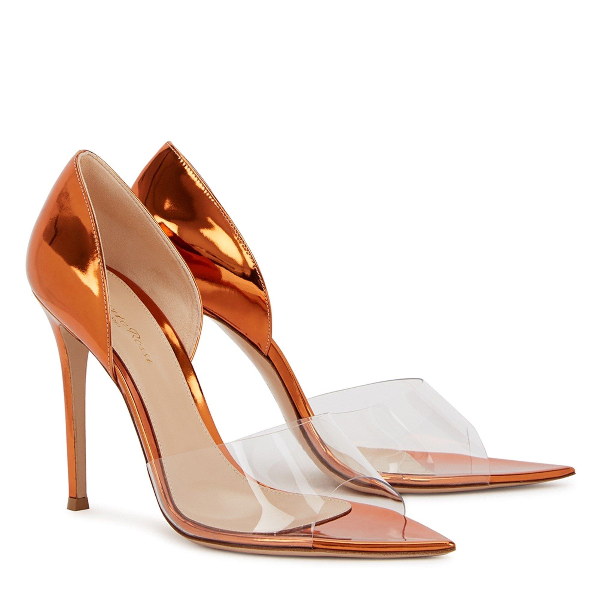 ORANGE - Gianvito Rossi - BREE GLASS PUMP - 2