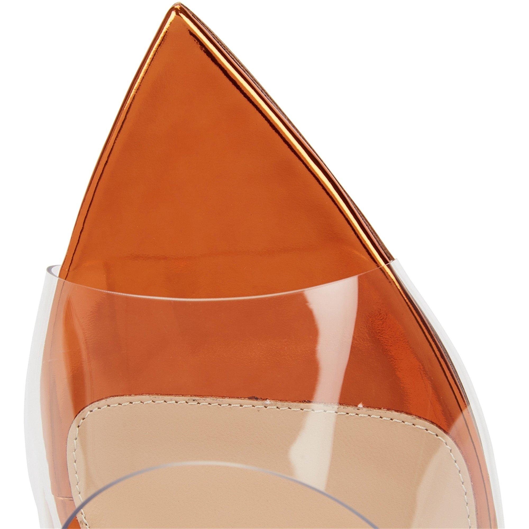 ORANGE - Gianvito Rossi - BREE GLASS PUMP - 5