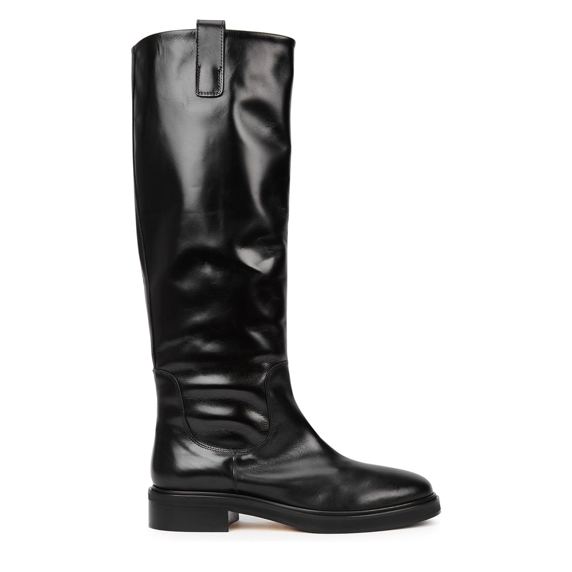 HENRY CALF FLAT KNEE BOOT