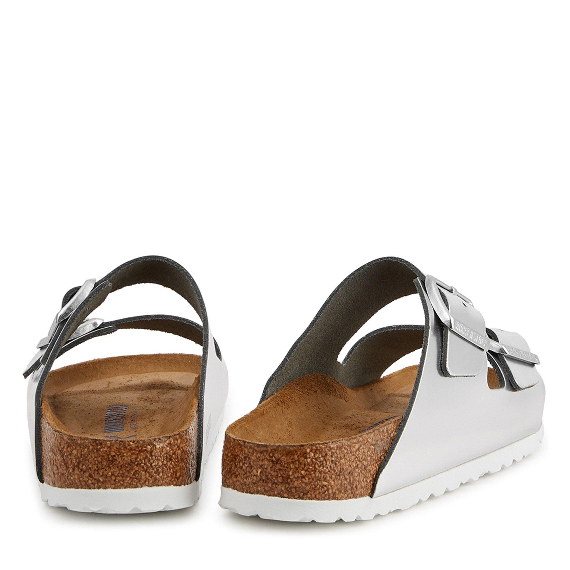 SILVER - Birkenstock - ARIZONA METALLIC SANDAL - 4