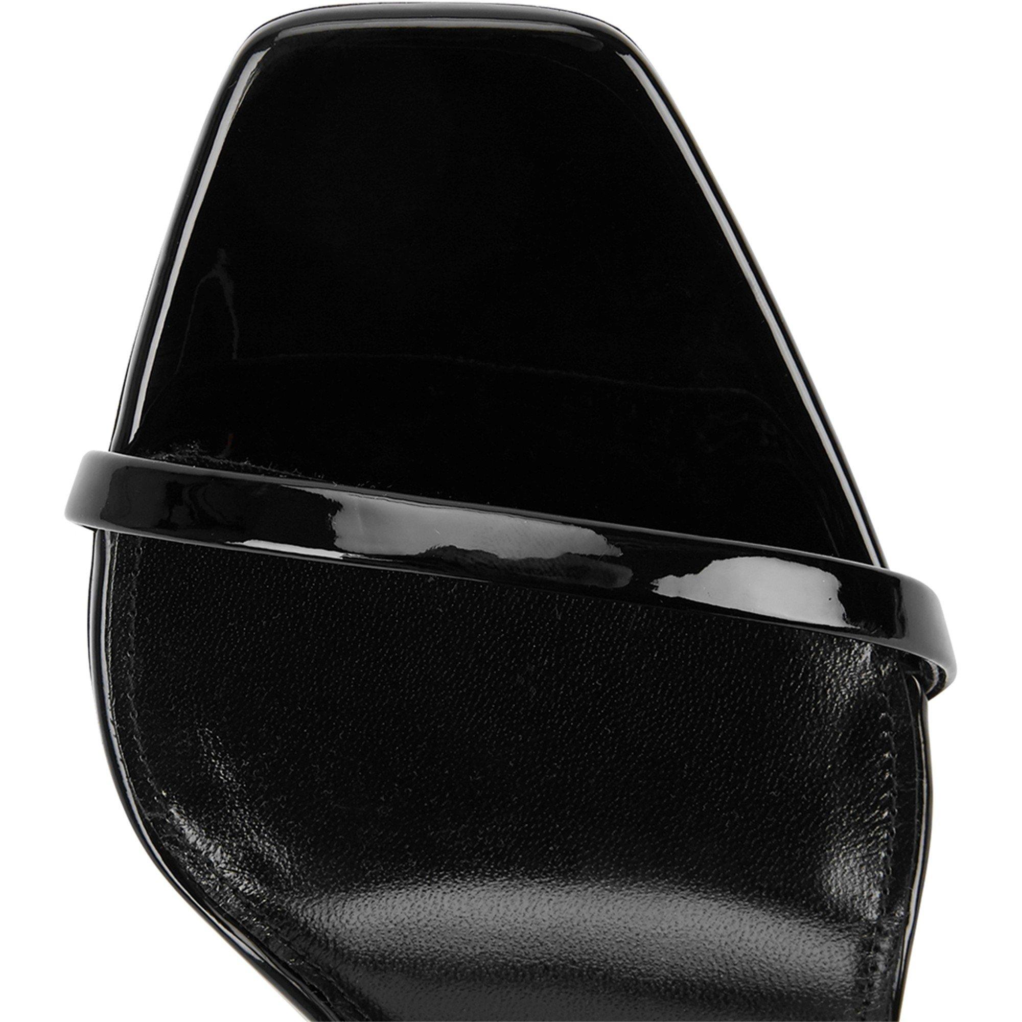 BLACK - Saint Laurent - OPYUM 110 YSL HEEL SANDAL - 5